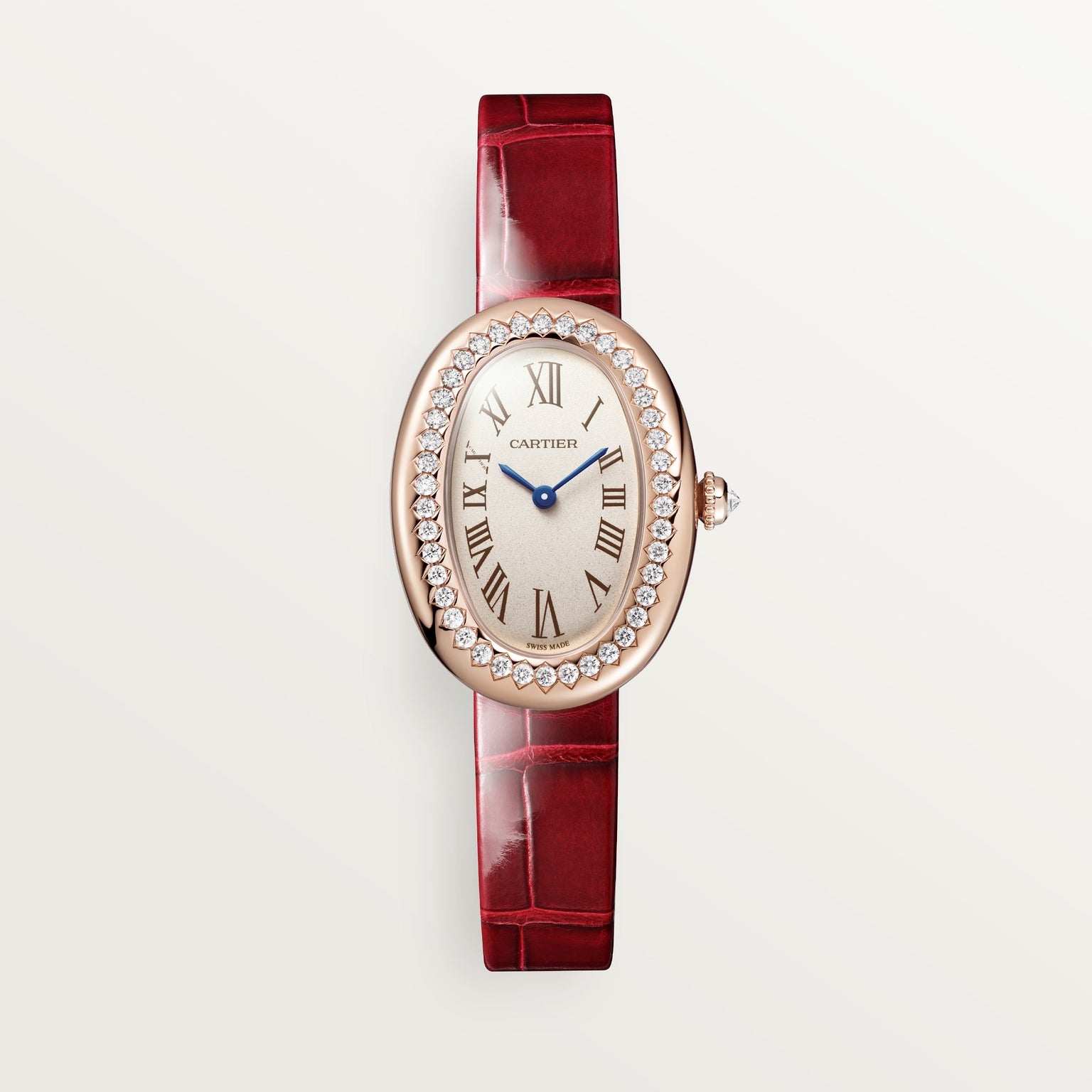 Cartier Baignoire Small Model WJBA0053 front on white background