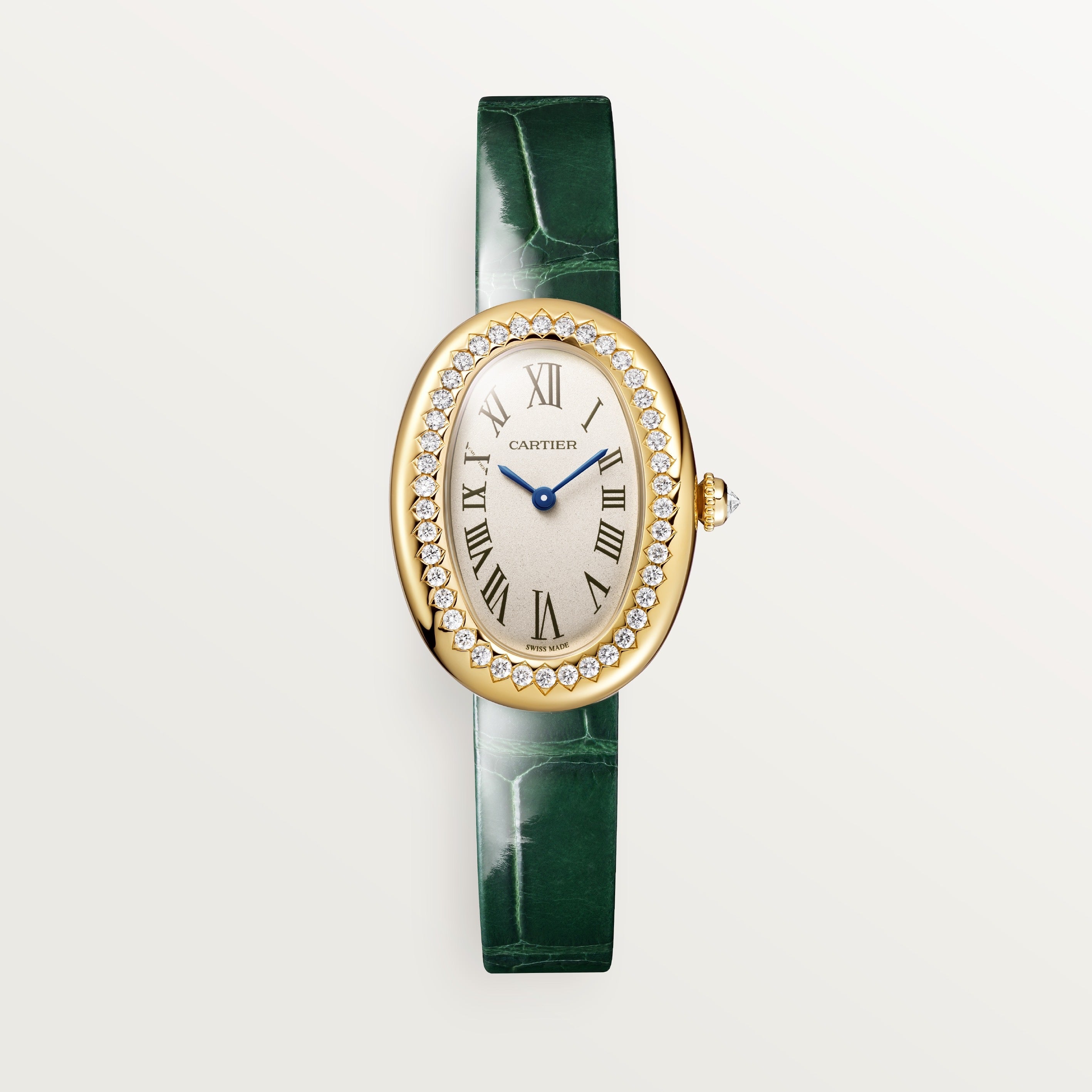 Cartier Baignoire Small Model WJBA0054 front on white background