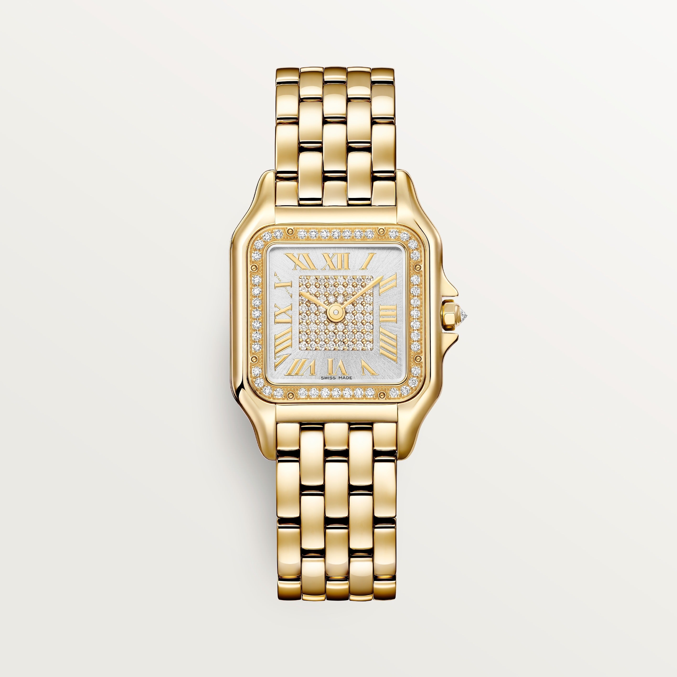 Cartier Panthère de Cartier Medium Model WJPN0093 front on white background