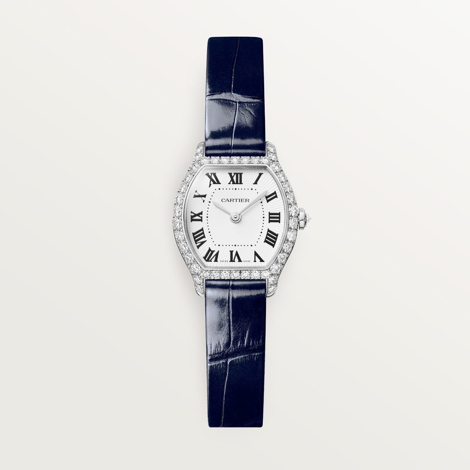 Cartier Tortue Mini Model WJTO0013 front on white background