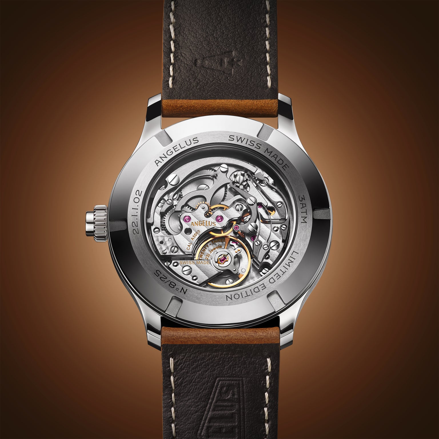 Instrument de Vitesse Noir Ebene Back