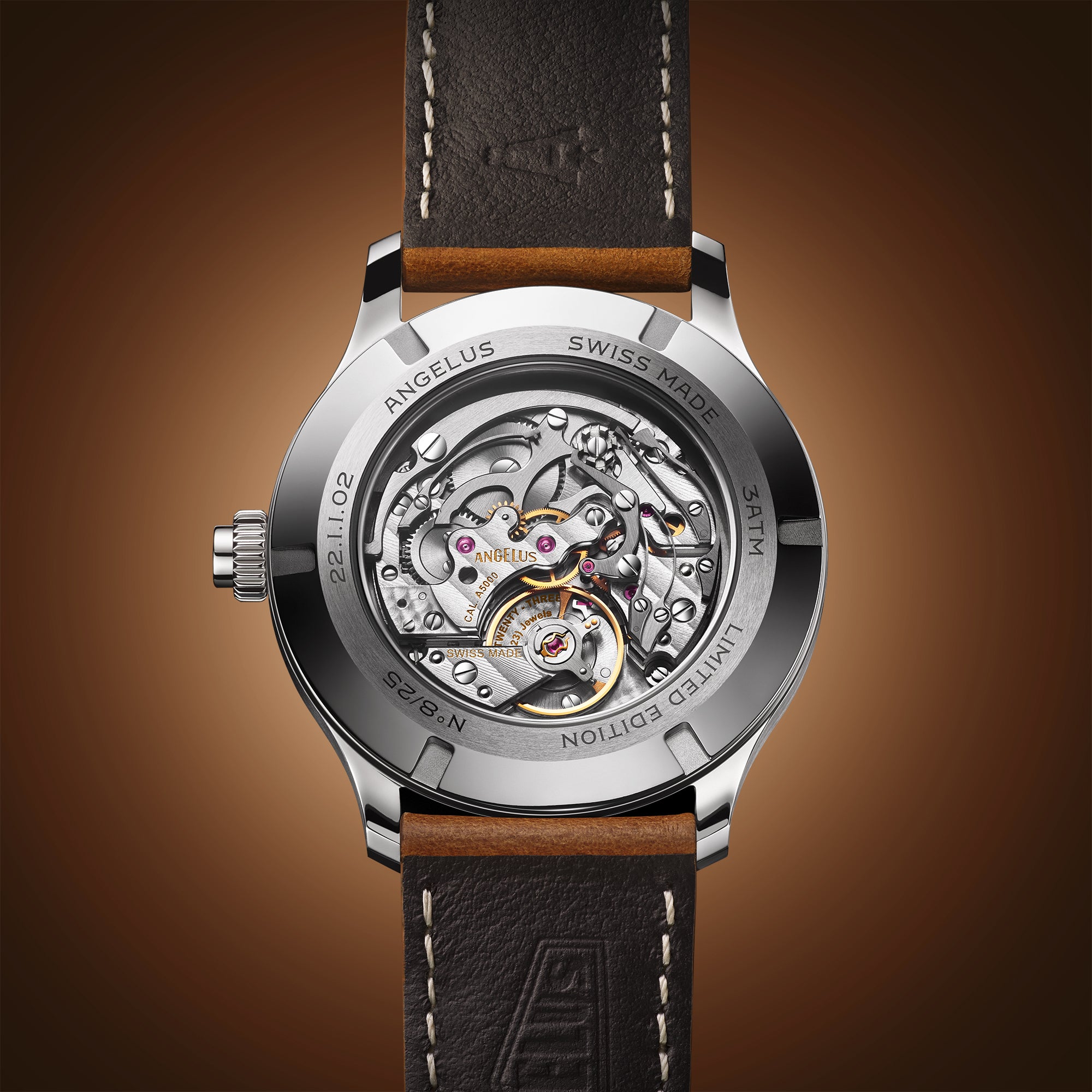 Instrument de Vitesse Noir Ebene Back