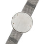 The Audemars Piguet Signed Disco Volante Dress Watch Gübelin features a silver mesh band and is shown from the back, with no visible markings or logos.