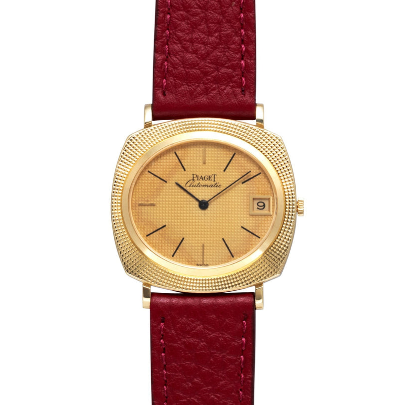 Yellow Gold 'Hobnail' Dress Watch