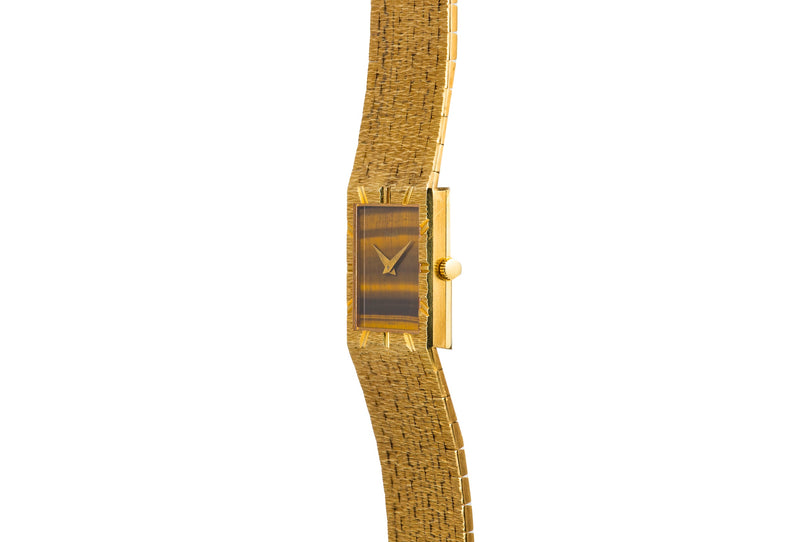 Yellow Gold 'Tiger's Eye' Dress Watch