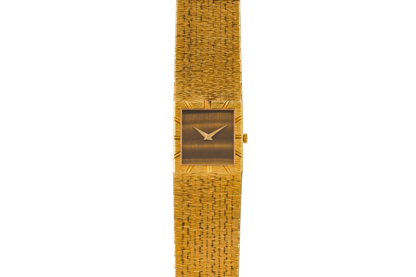 Yellow Gold 'Tiger's Eye' Dress Watch