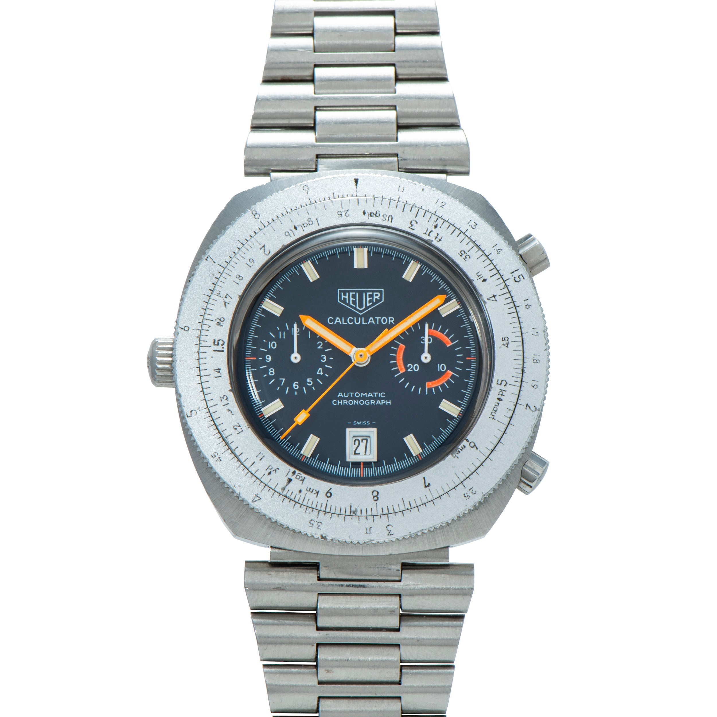 Heuer Calculator Automatic Chronograph
