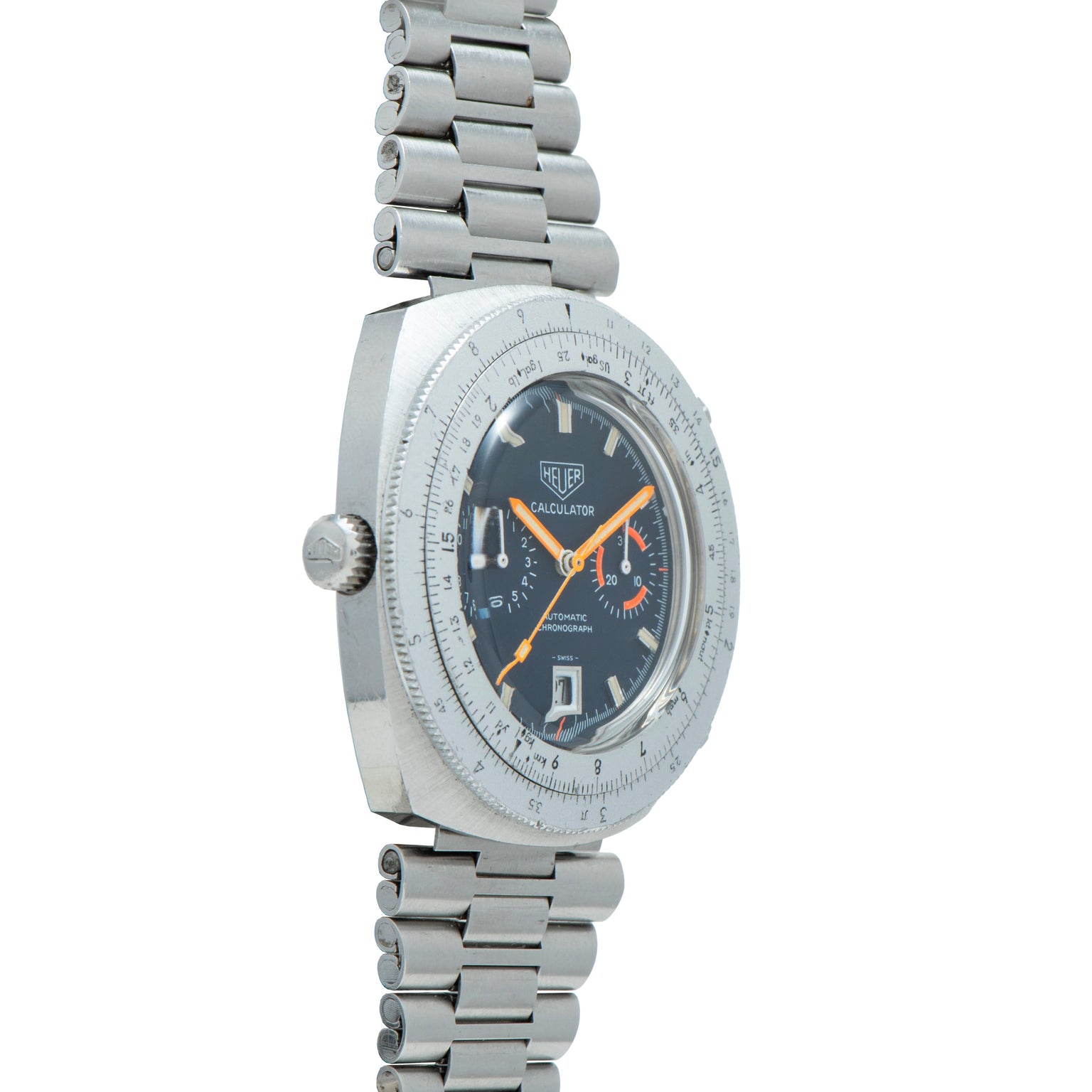 Heuer Calculator Automatic Chronograph