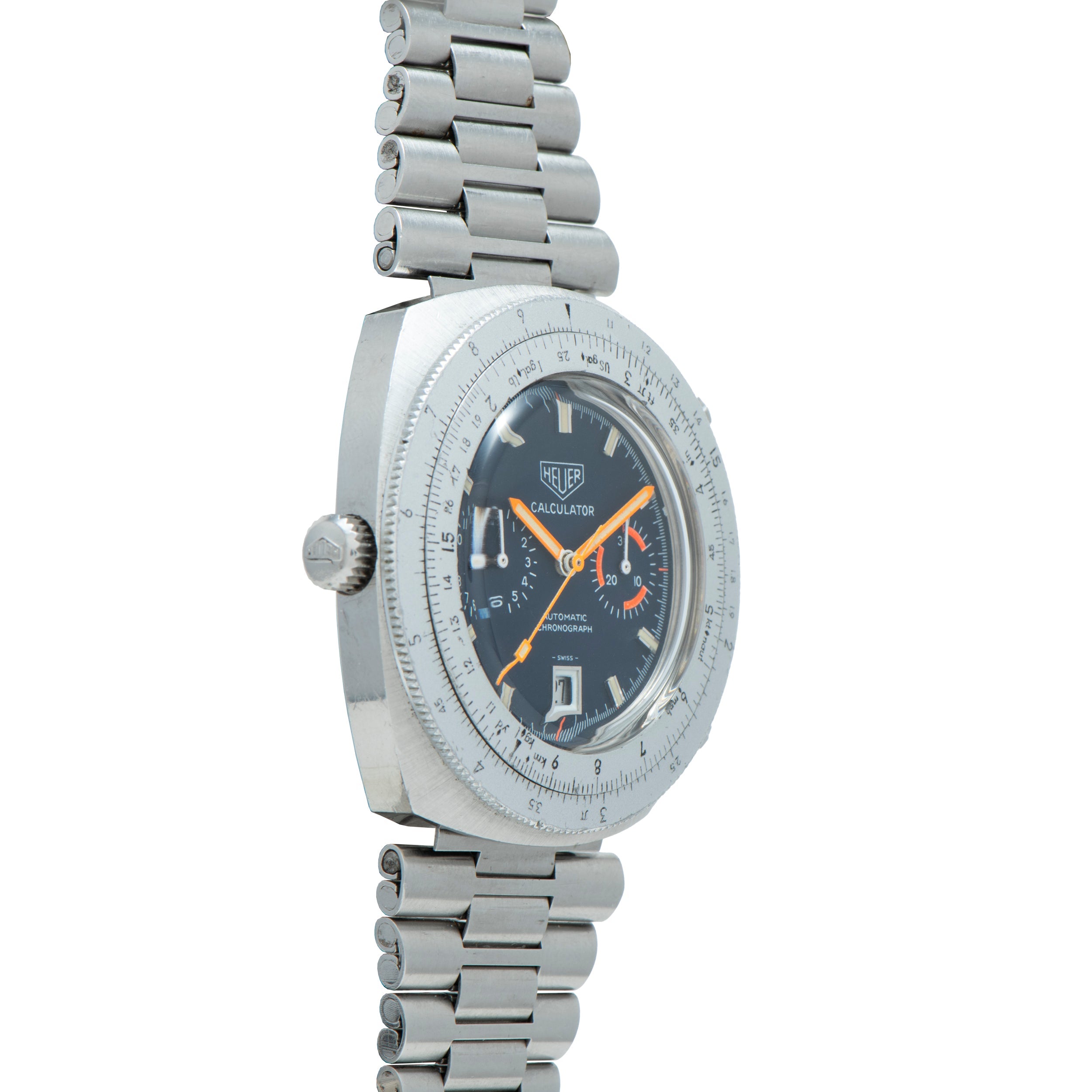 Heuer Calculator Automatic Chronograph