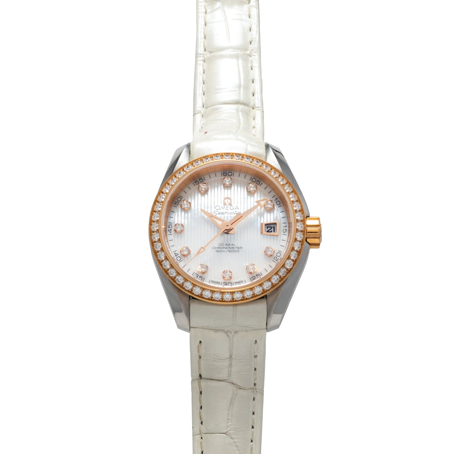 Omega Seamaster Aqua Terra Diamond Ladies