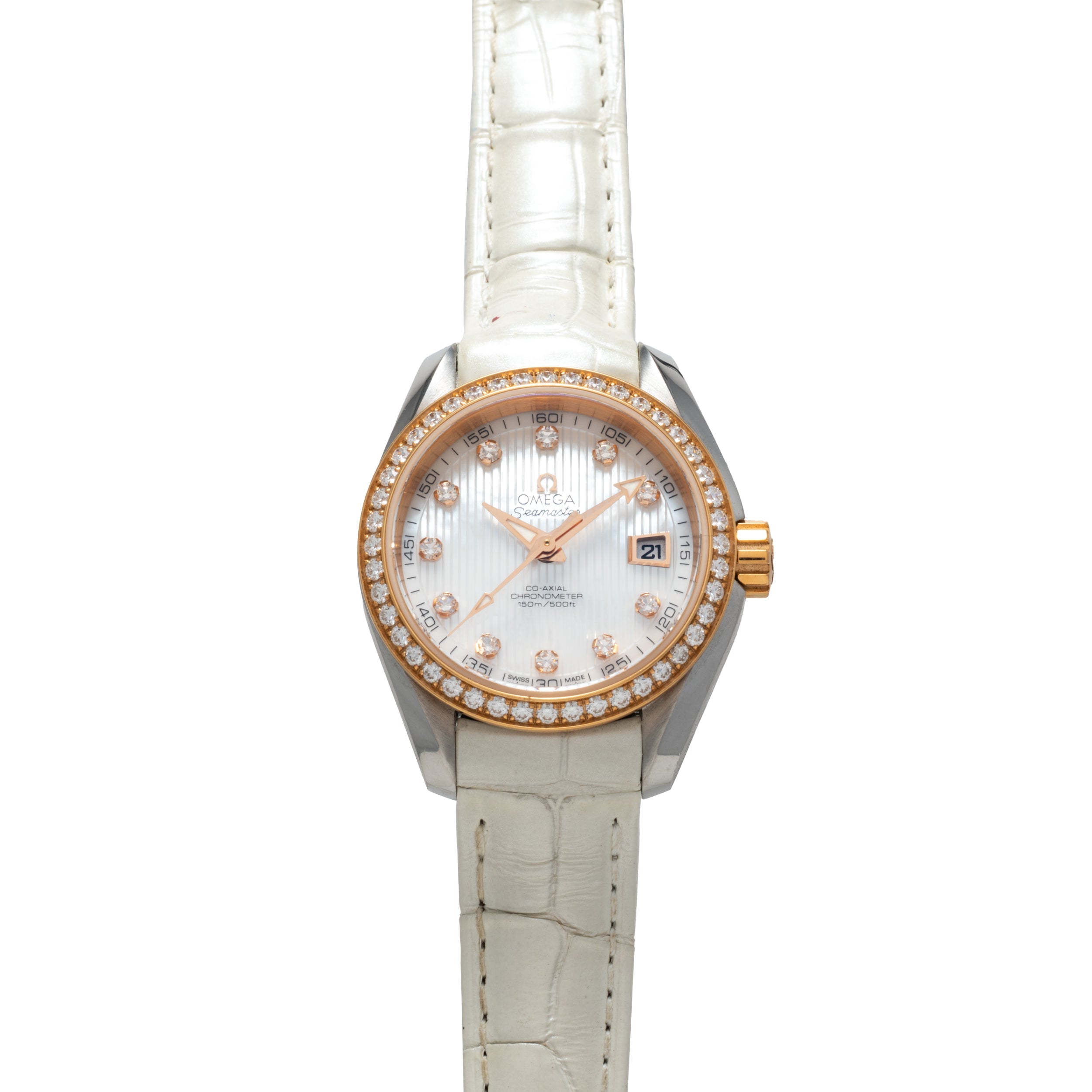 Omega Seamaster Aqua Terra Diamond Ladies