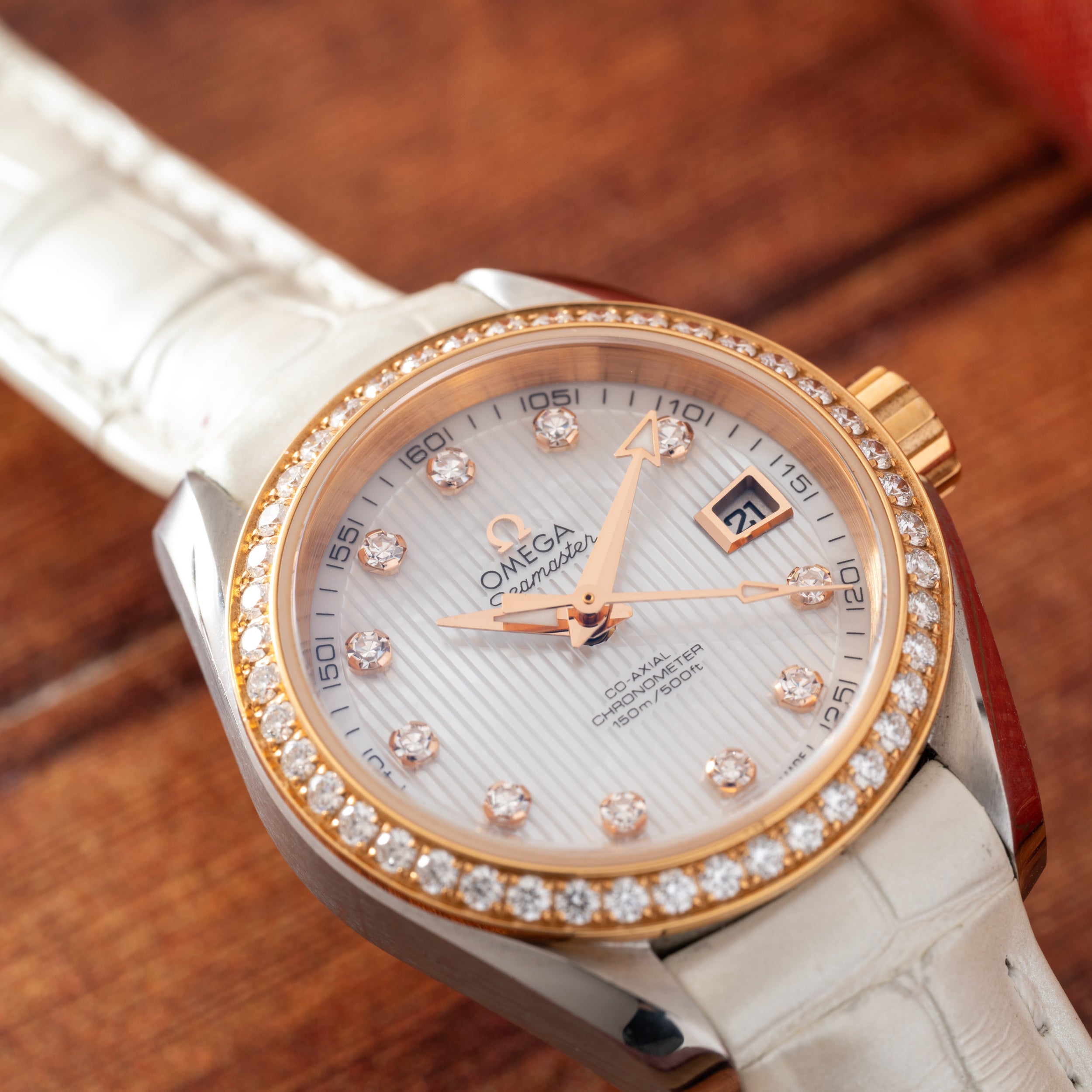 Omega Seamaster Aqua Terra Diamond Ladies