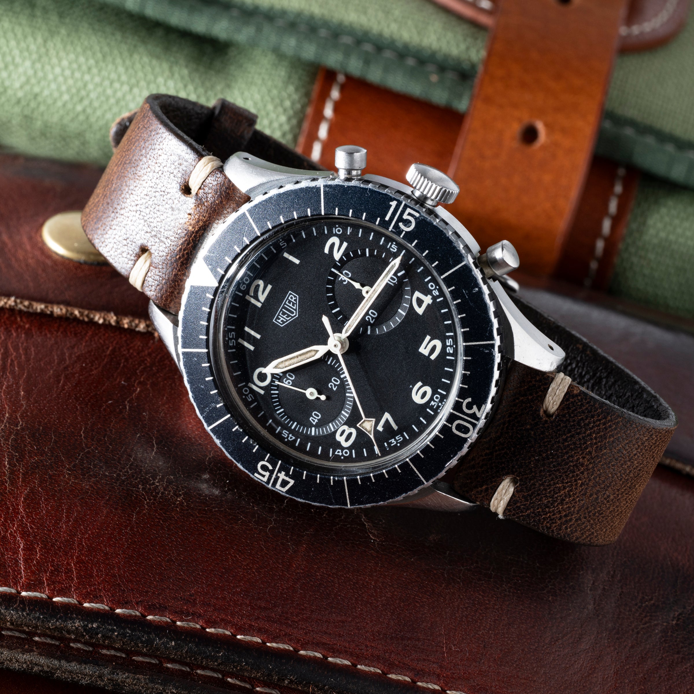 Heuer Bundeswehr Flyback Chronograph - Image 11