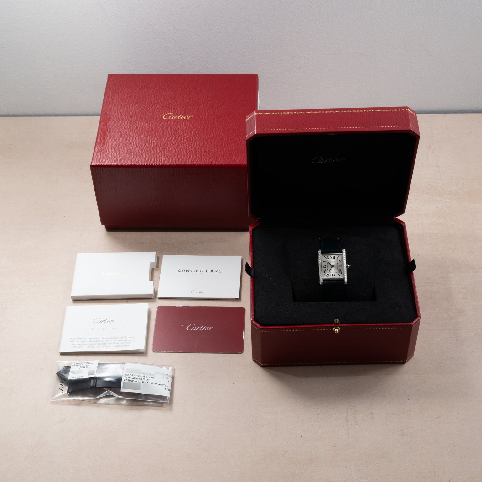 Cartier Tank Must Large Diamonds