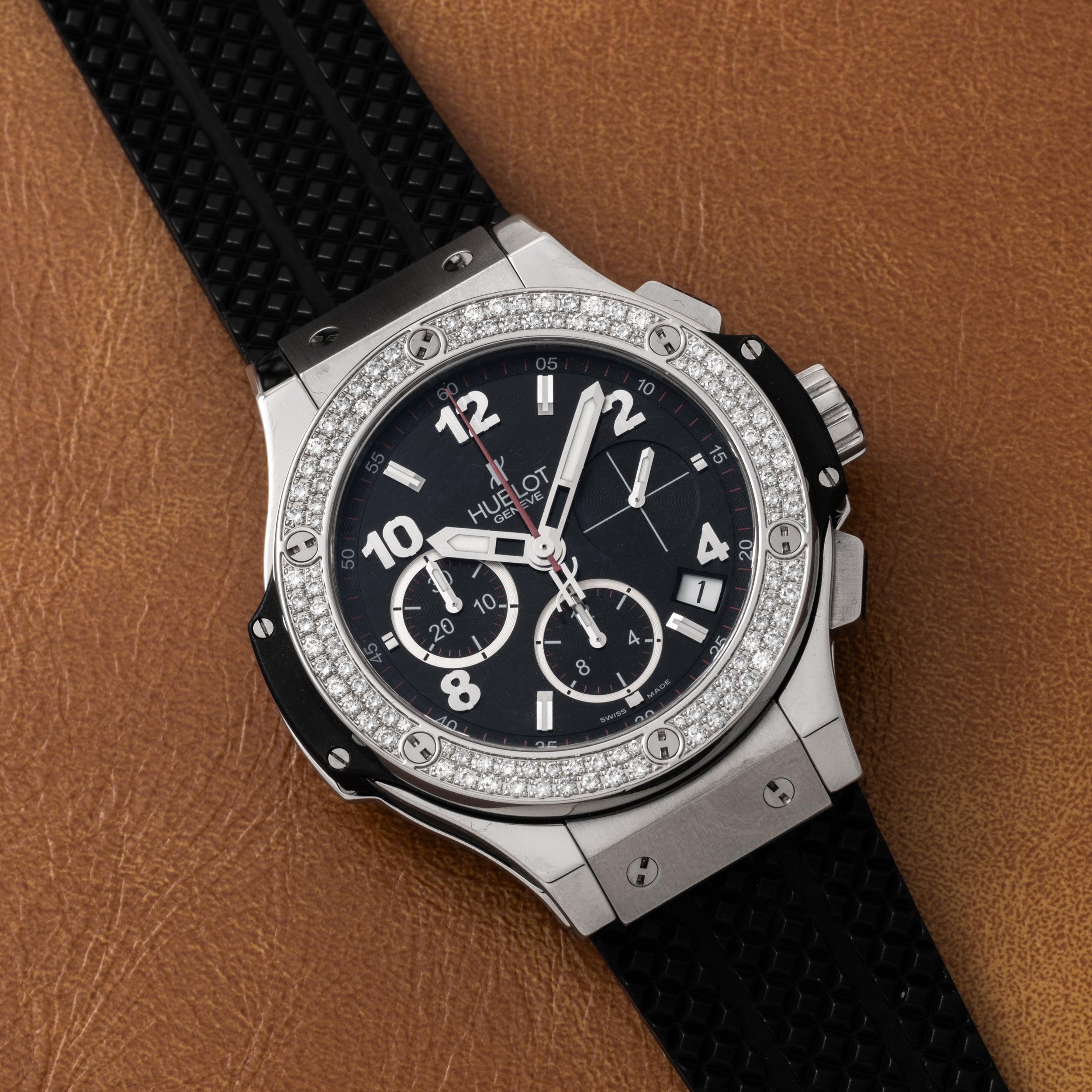 Hublot Big Bang Chronograph Steel Diamonds