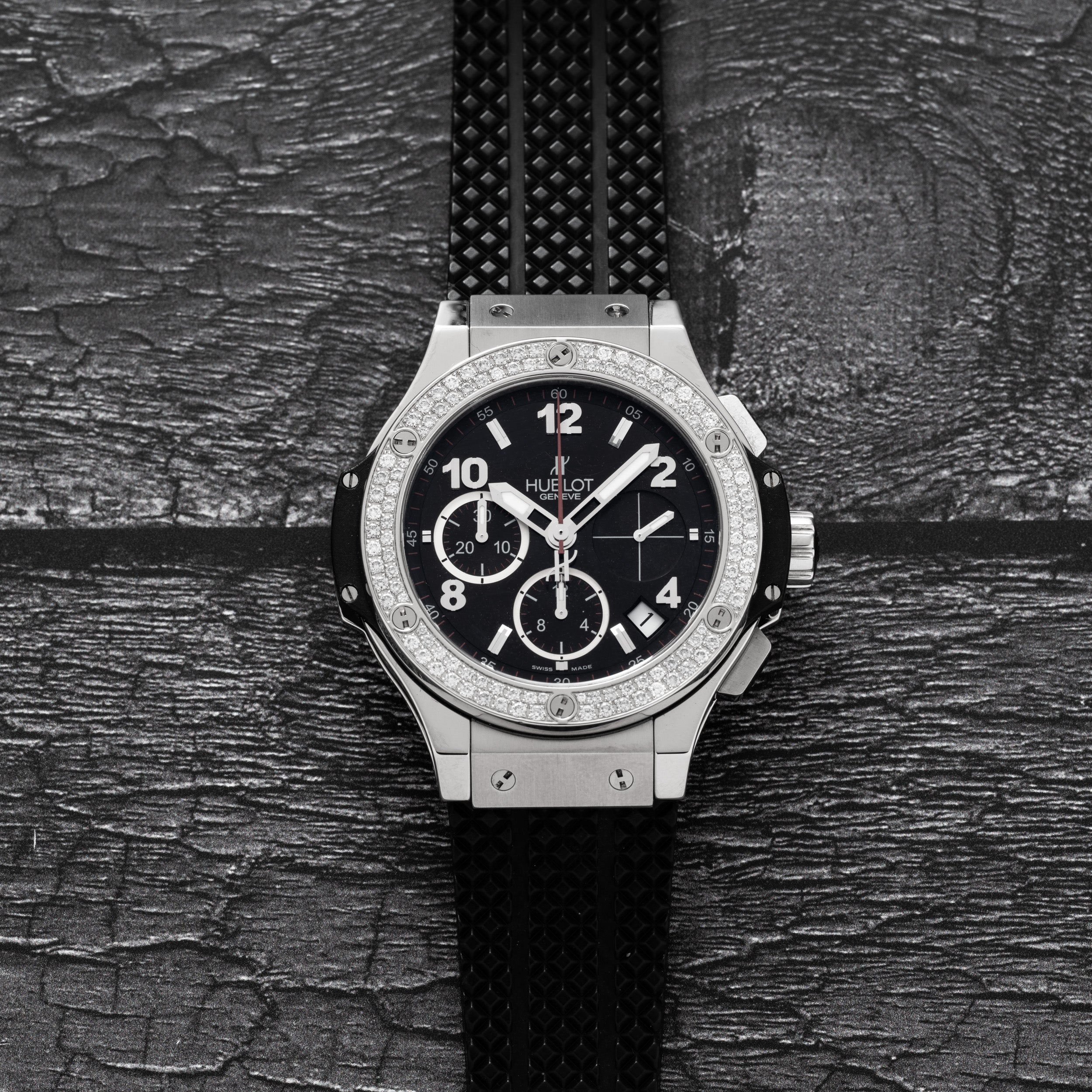 Hublot Big Bang Chronograph Steel Diamonds