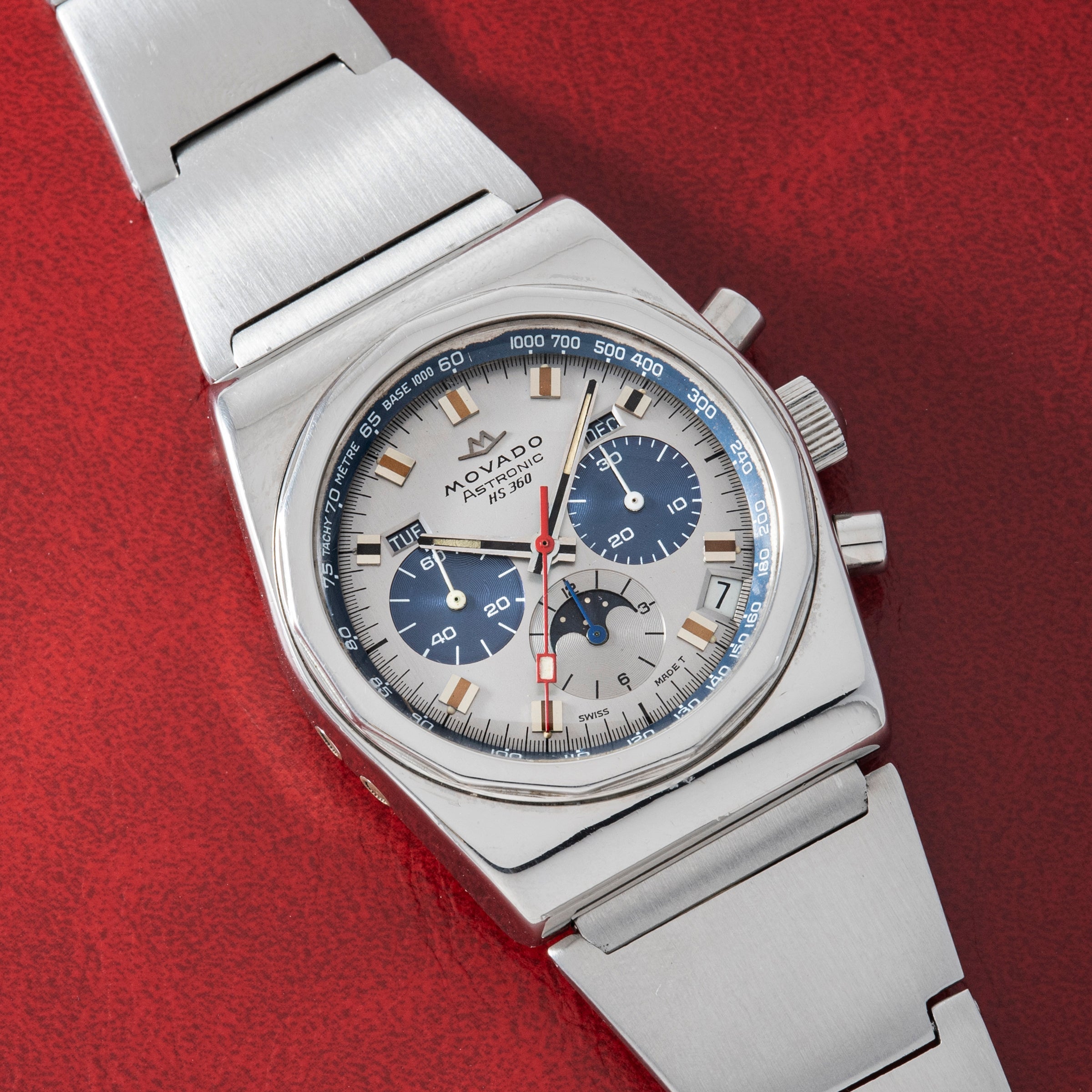 Movado Astronic HS 360 Triple Calendar Chronograph