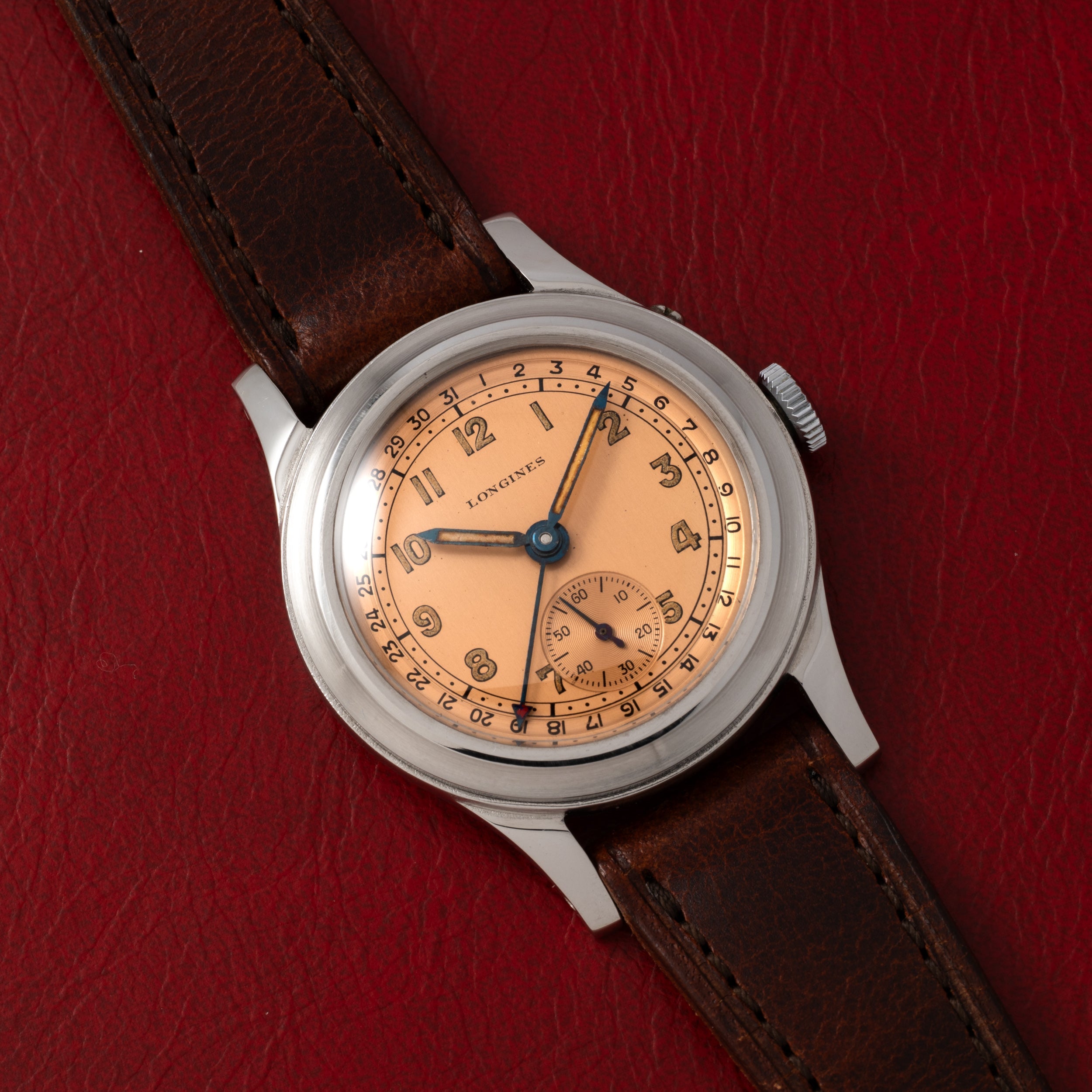 Longines 'Salmon' Pointer Date - Image 1