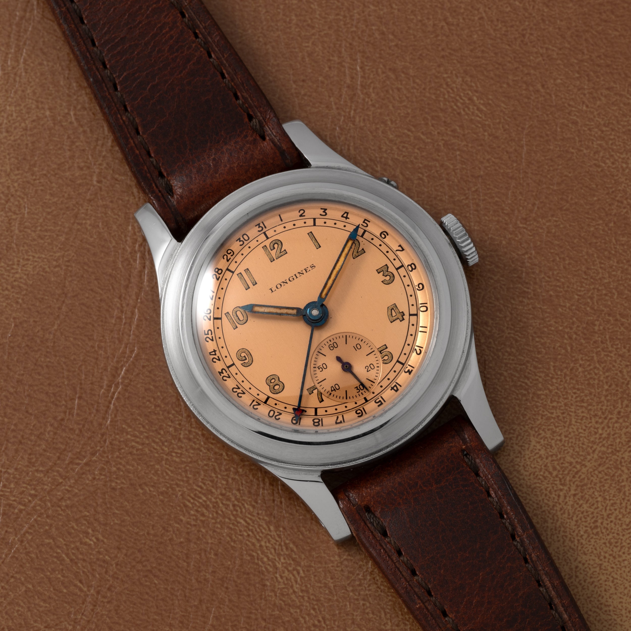 Longines 'Salmon' Pointer Date - Image 12