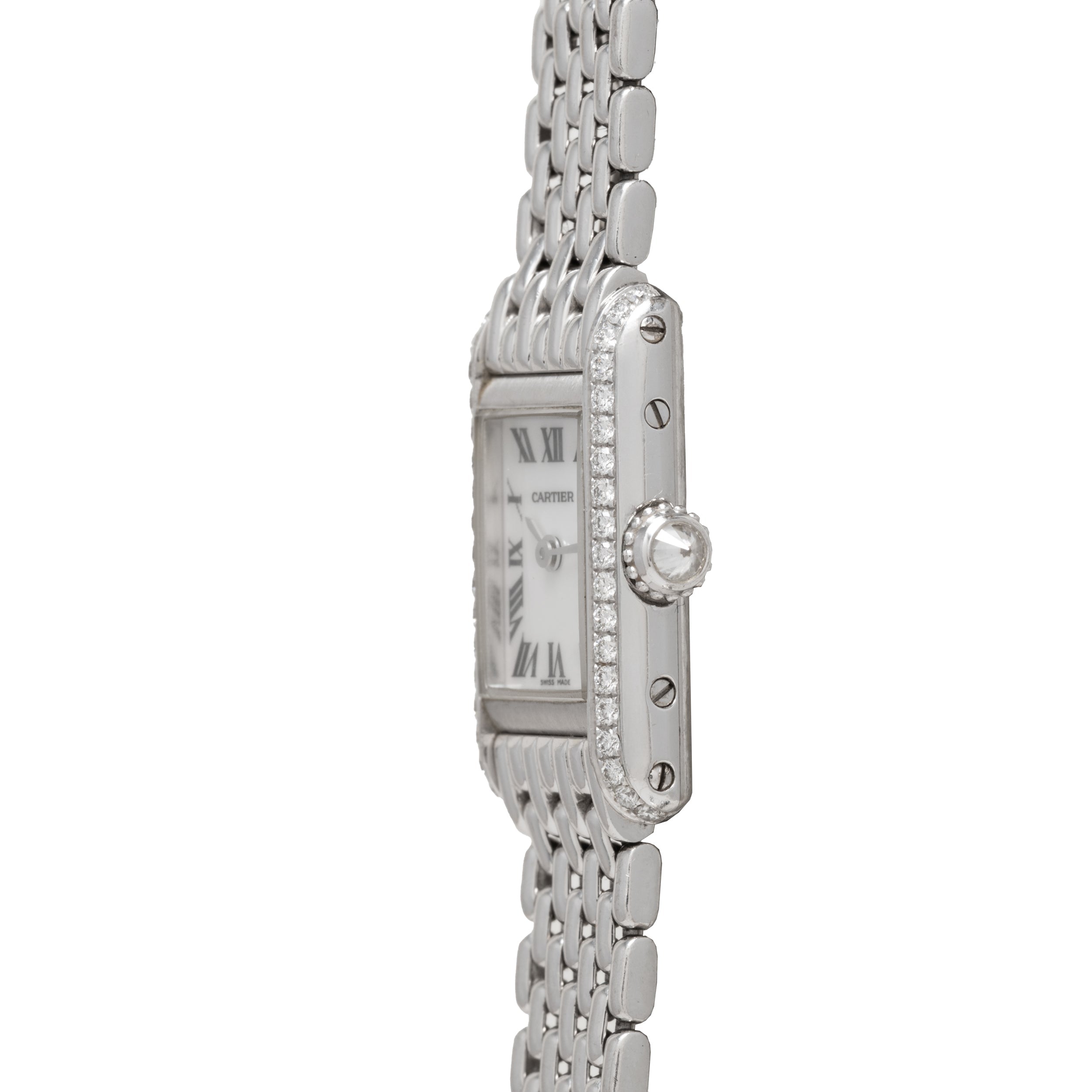 Cartier Tank Mini Diamonds 'MOP'