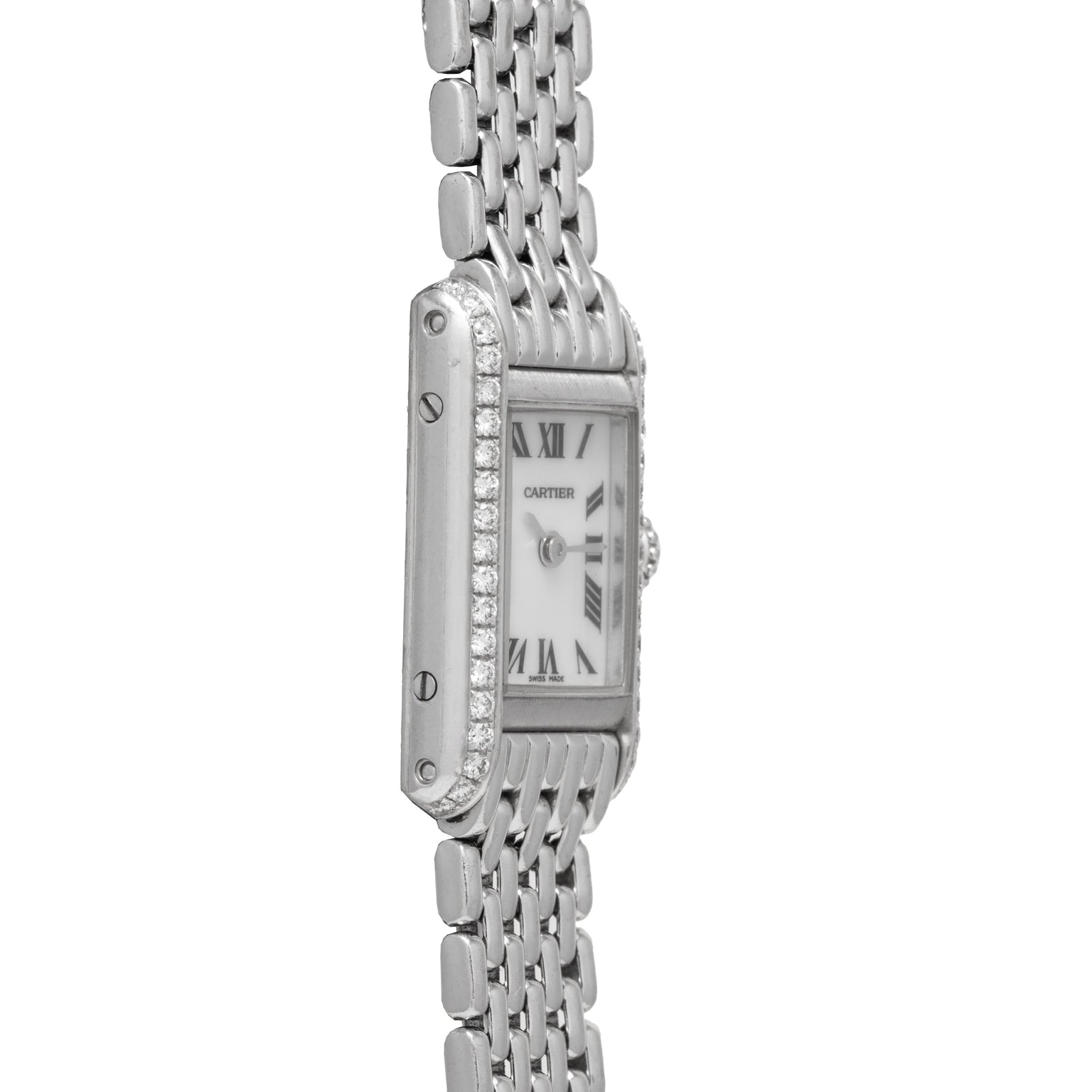 Cartier Tank Mini Diamonds 'MOP'