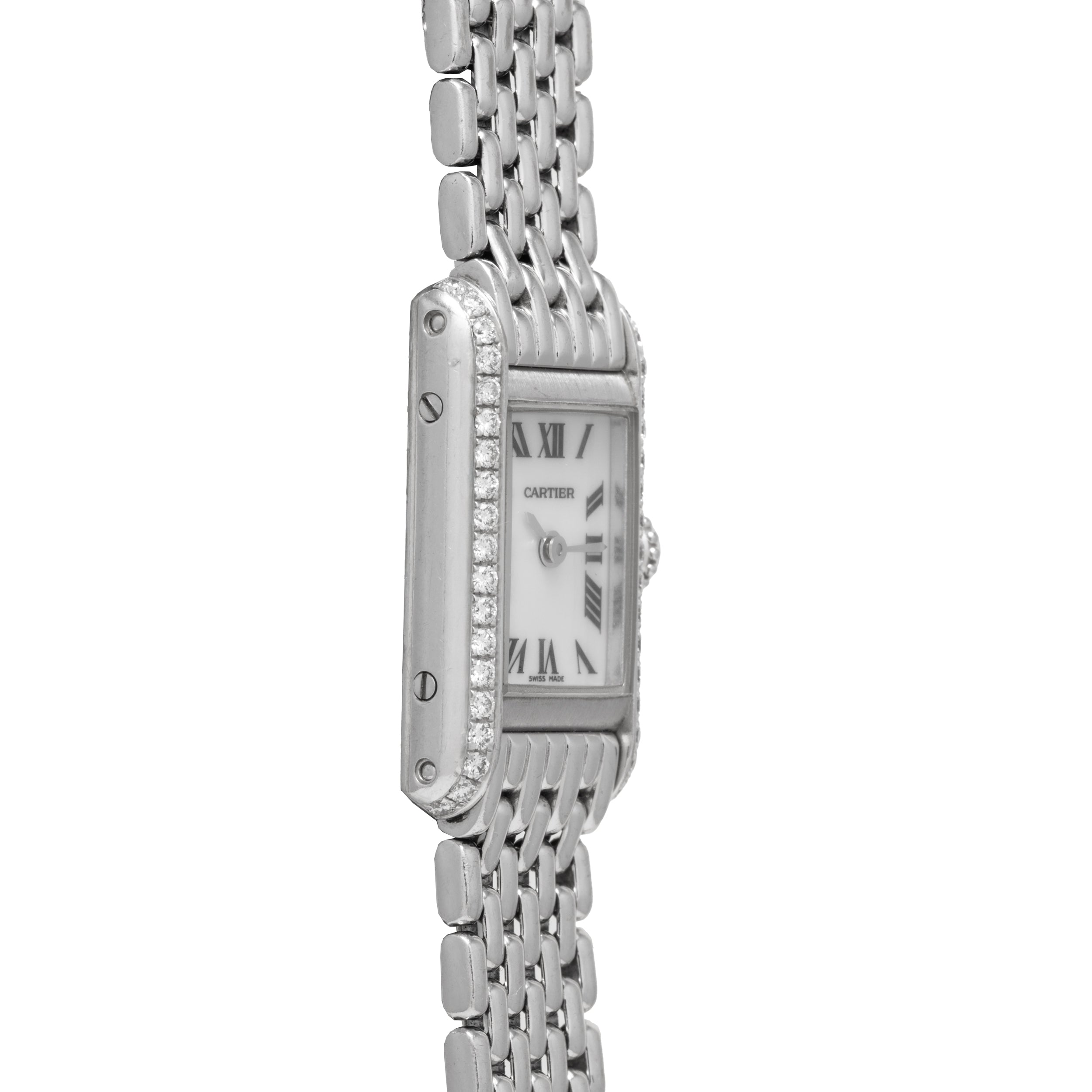 Cartier Tank Mini Diamonds 'MOP'