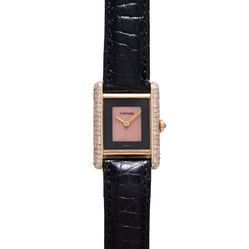 Cartier Tank ‘Onyx and Coral’ - Image 2