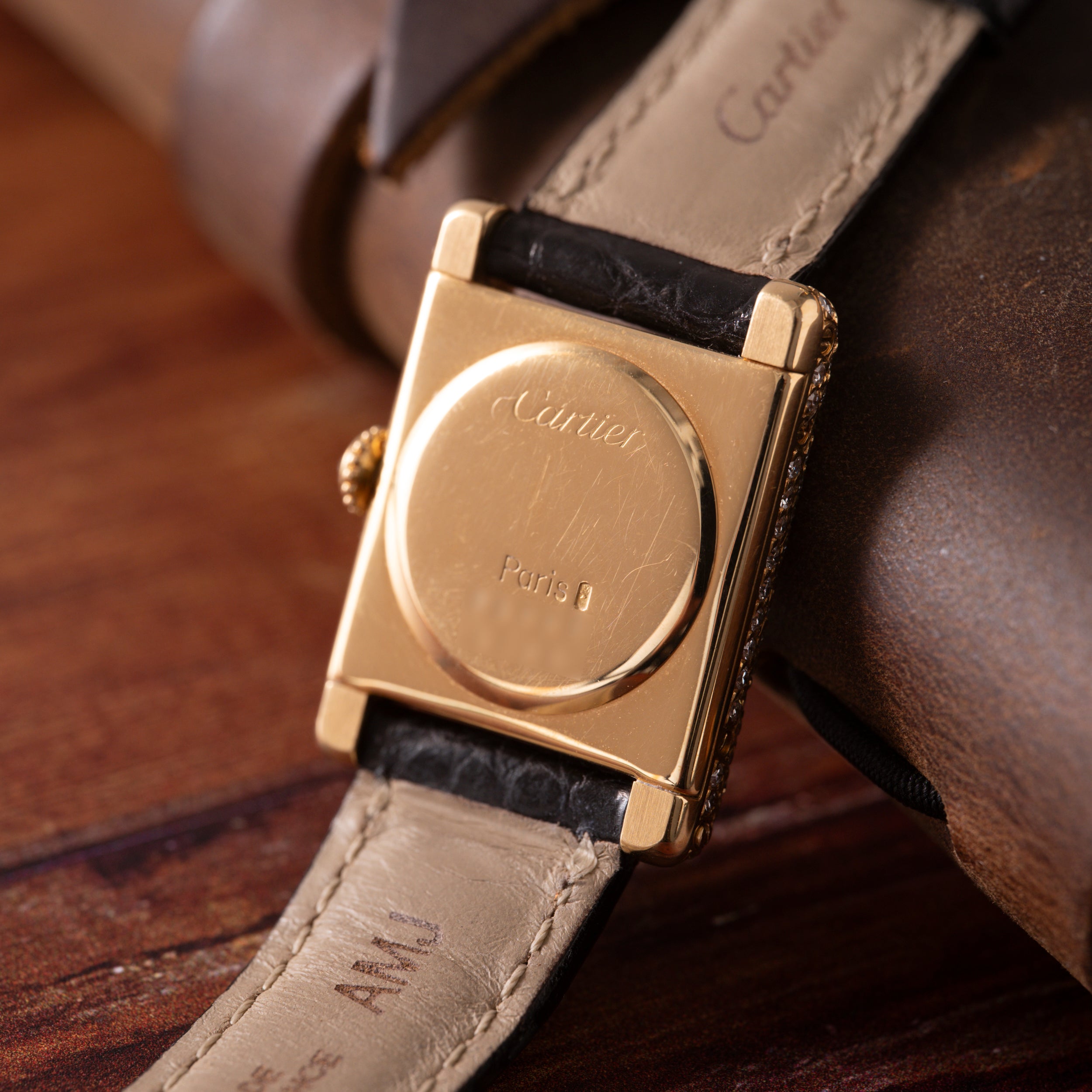 Cartier Cartier Tank 'Onyx and Coral'