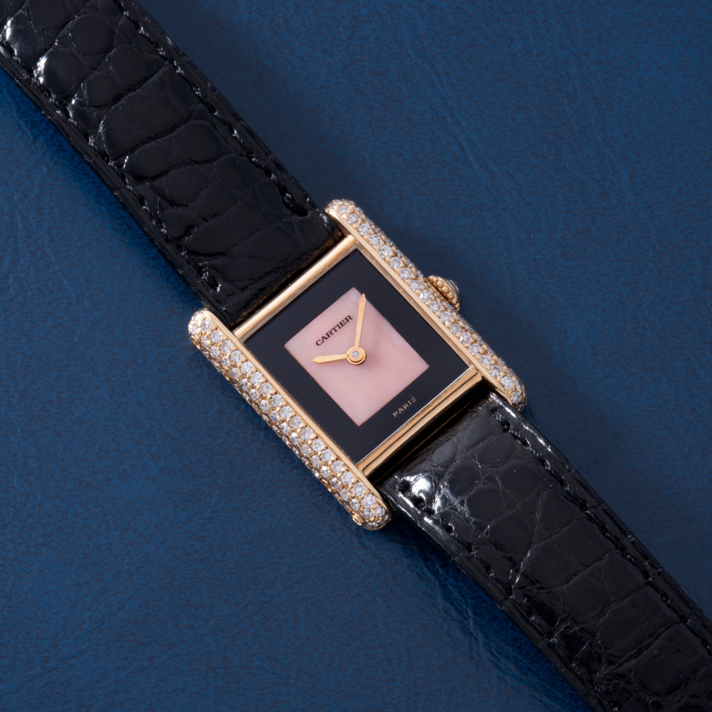 Cartier Cartier Tank 'Onyx and Coral'