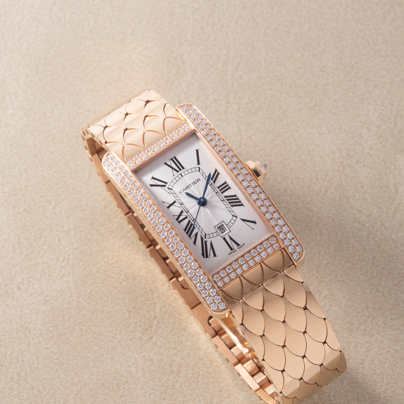 Cartier Tank Americaine Automatic Diamonds