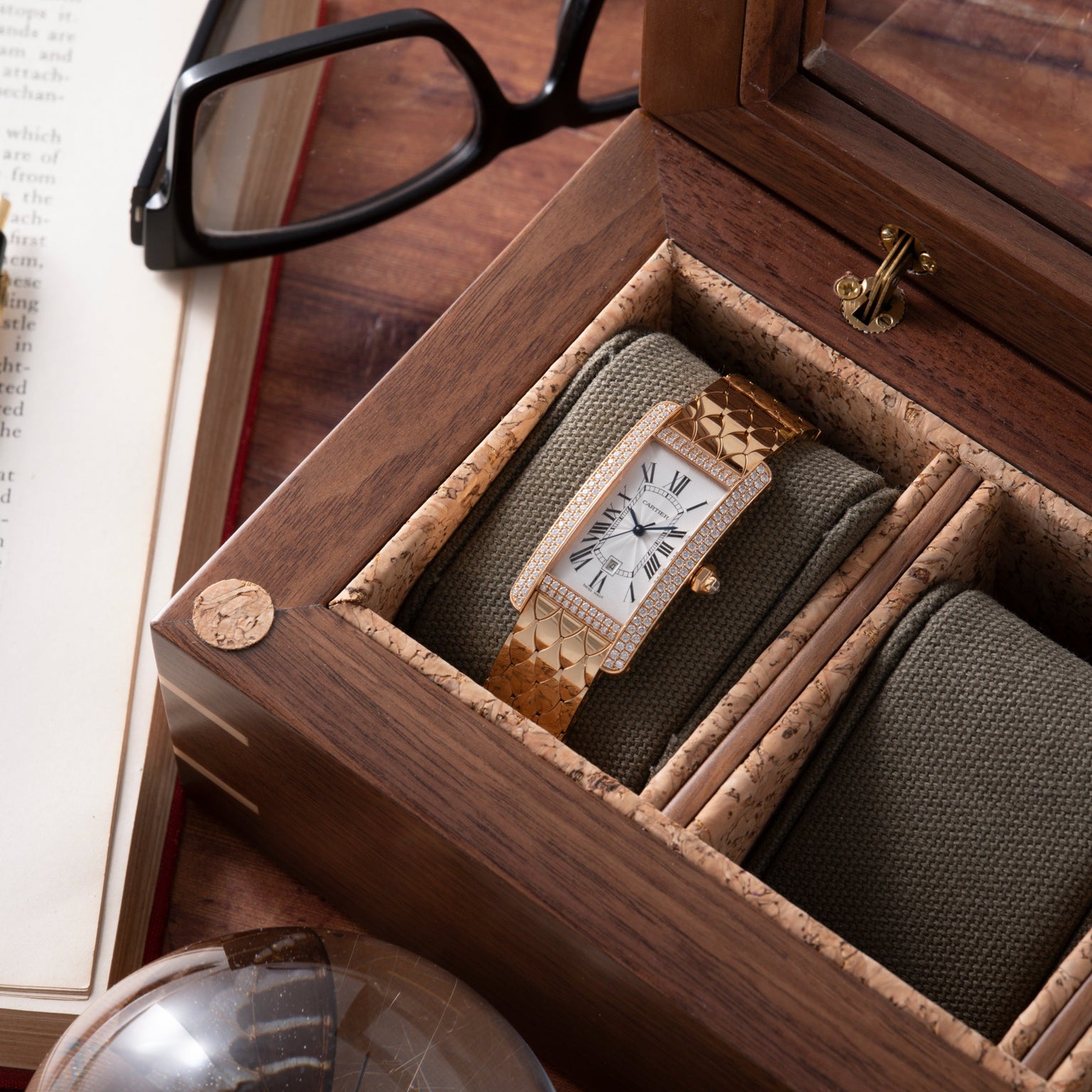 Cartier Tank Americaine Automatic Diamonds