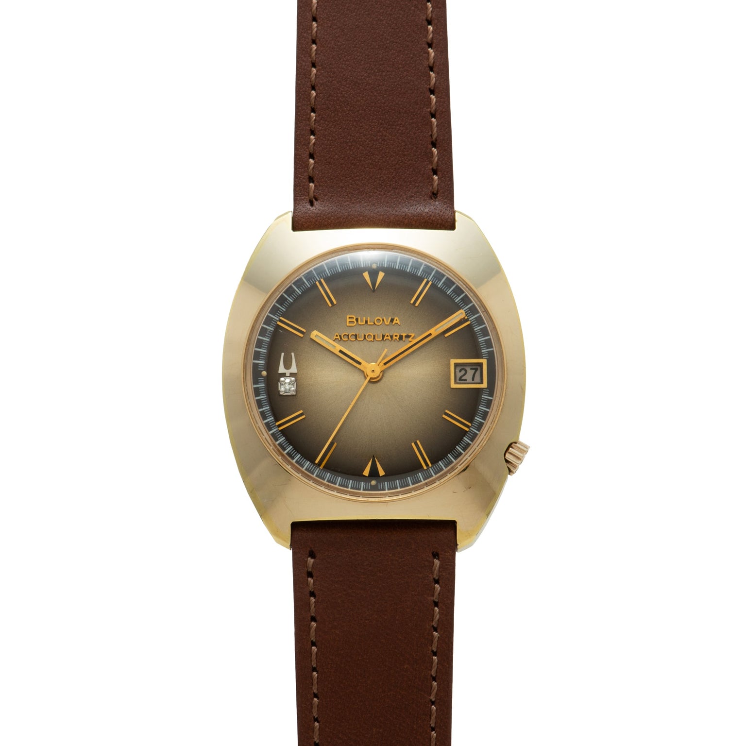 Bulova Accutron Accuquartz 'Gold Fumé'