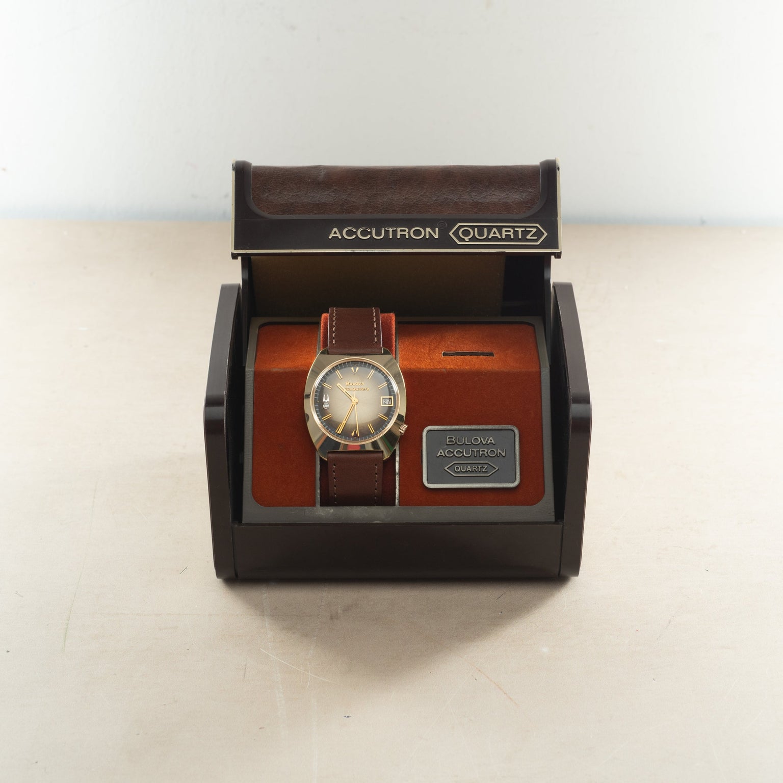 Bulova Accutron Accuquartz 'Gold Fumé'