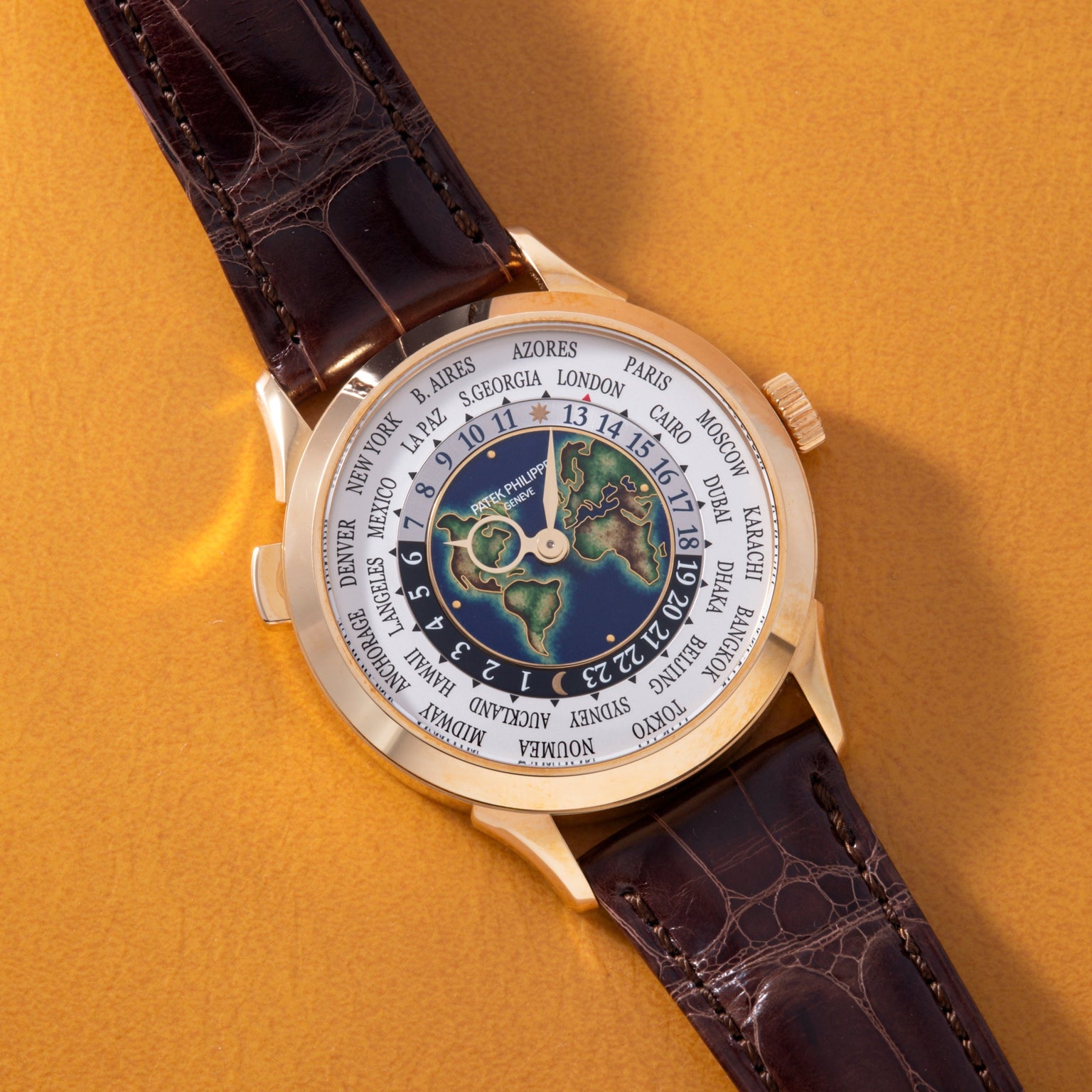 Patek Philippe World Time Grand Feu Cloisonné