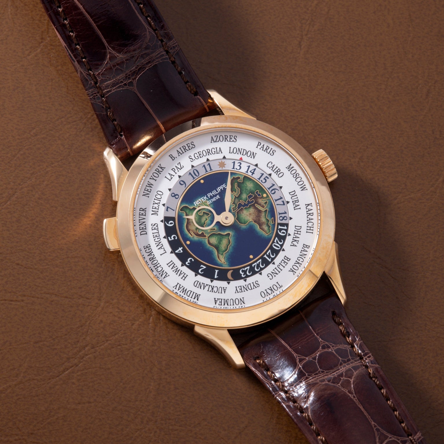 Patek Philippe World Time Grand Feu Cloisonné