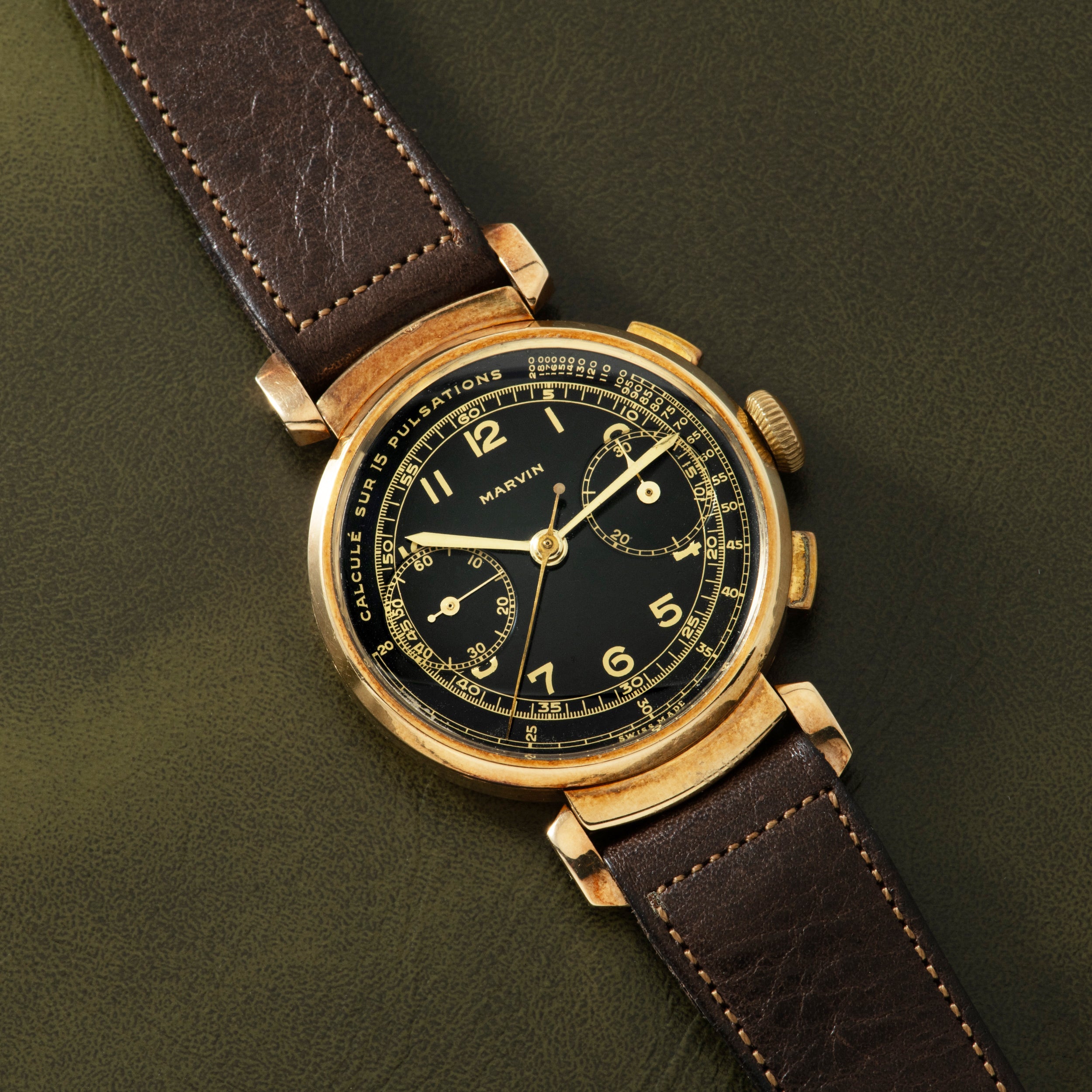 Marvin 'Hinged Lugs' Pulsations Chronograph
