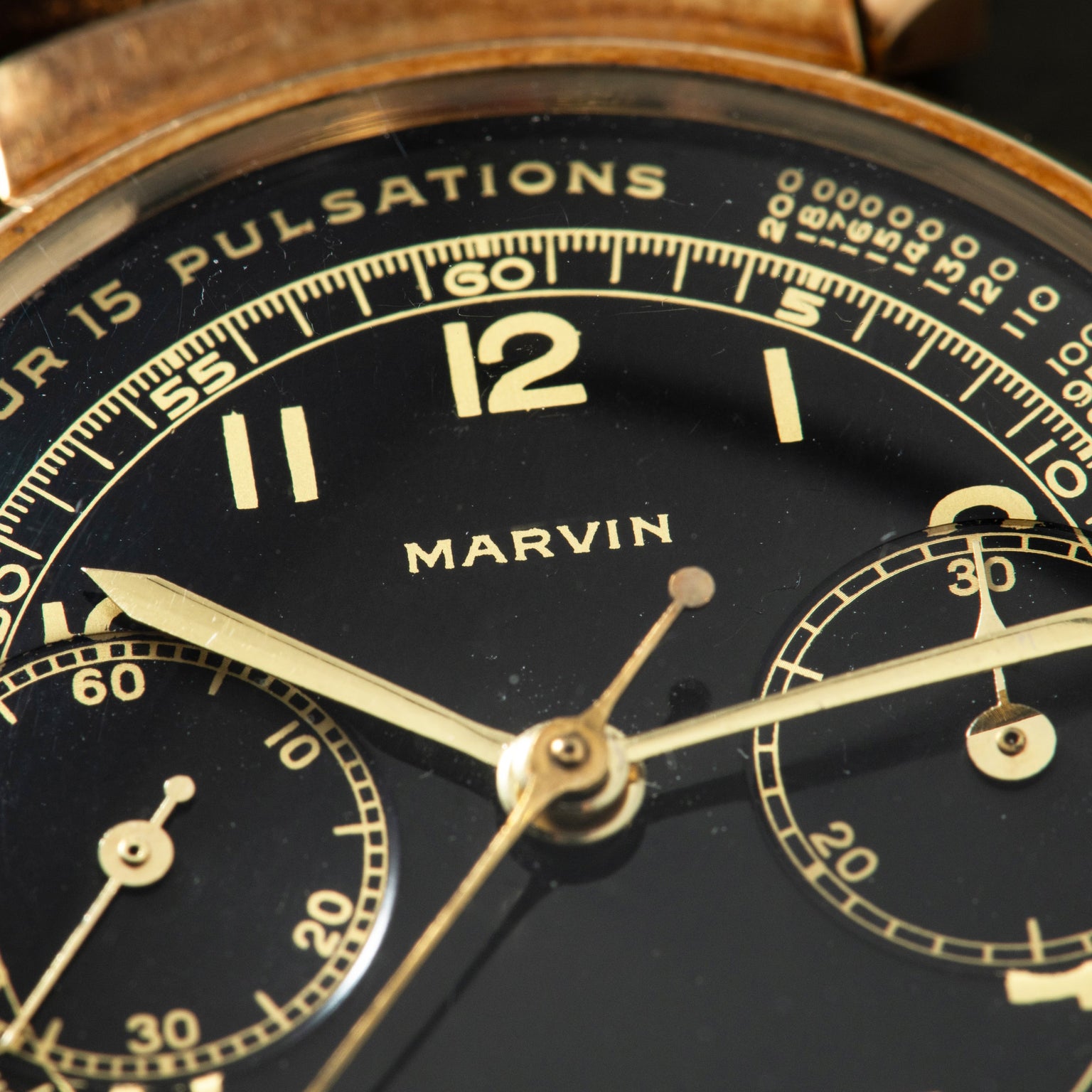 Marvin 'Hinged Lugs' Pulsations Chronograph