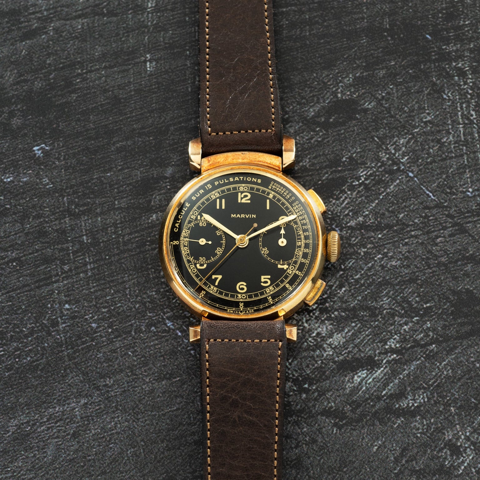 Marvin 'Hinged Lugs' Pulsations Chronograph