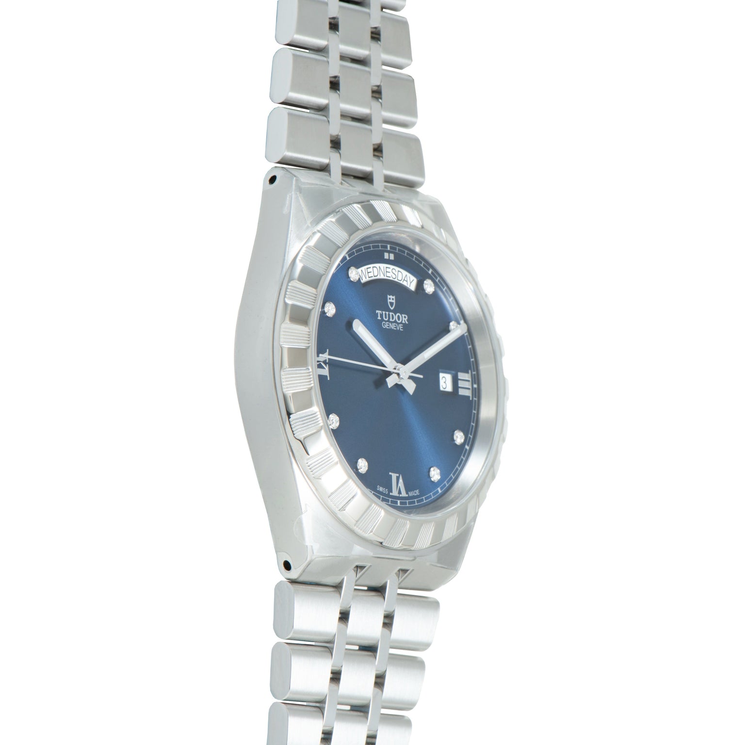 Royal | 40.5mm, Steel, Blue Dial