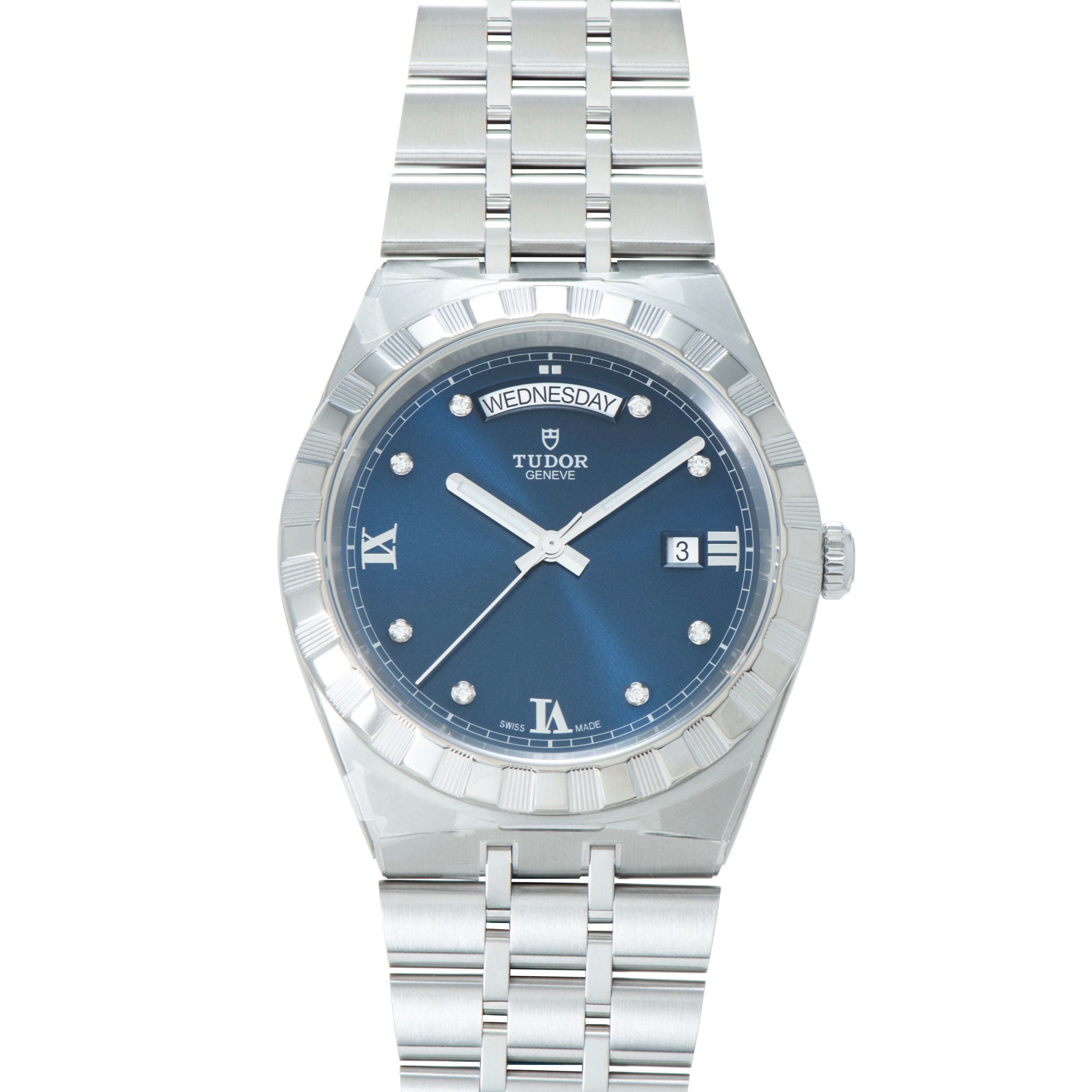 Royal | 40.5mm, Steel, Blue Dial