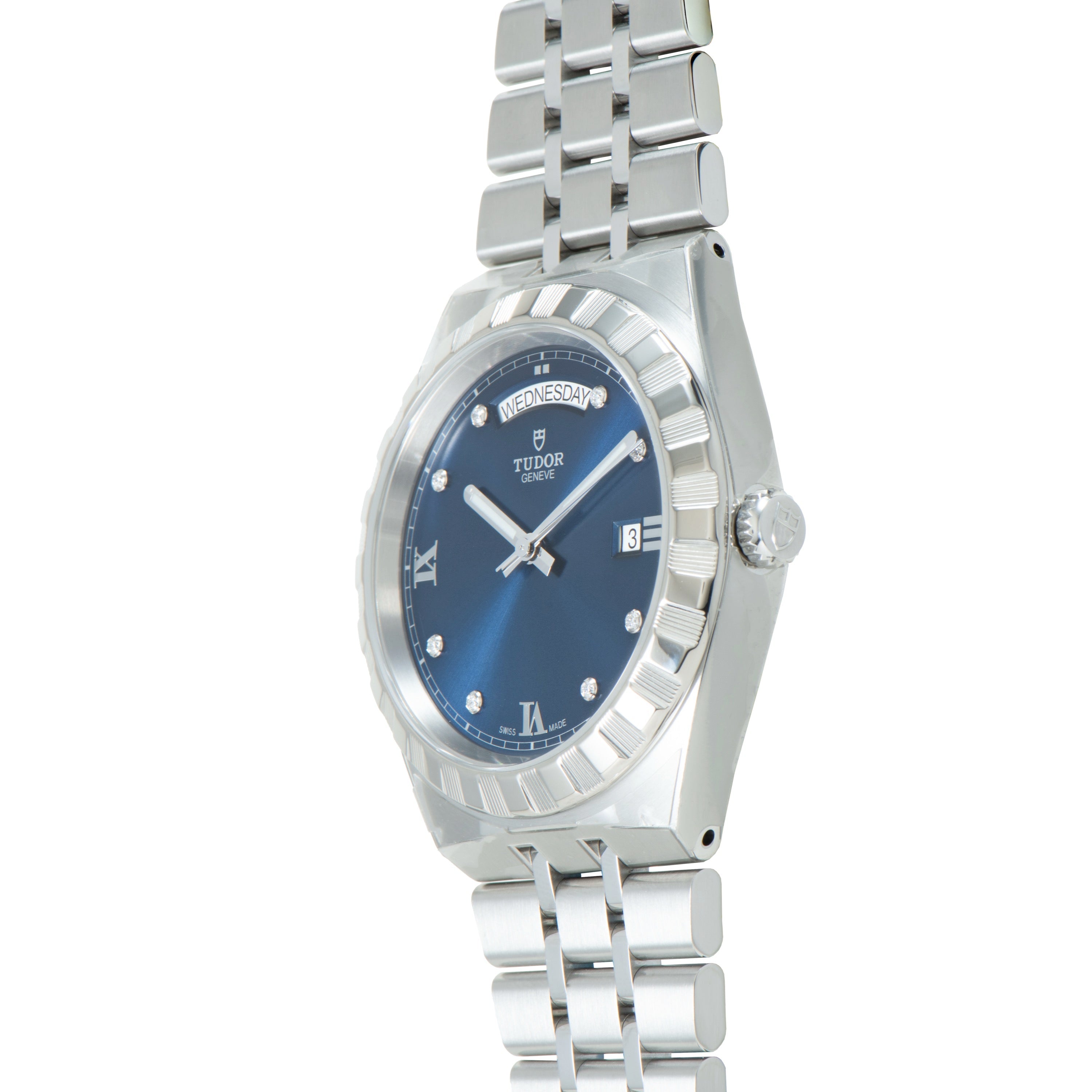 Royal | 40.5mm, Steel, Blue Dial