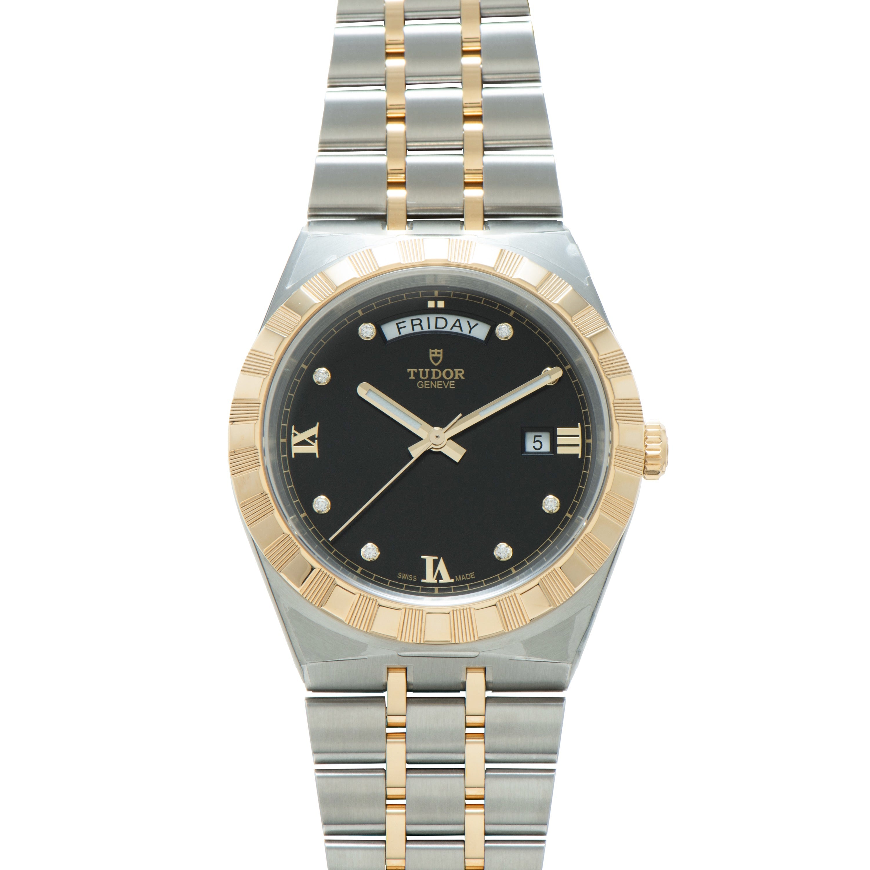 Royal | 40.5mm, Steel, Black Dial