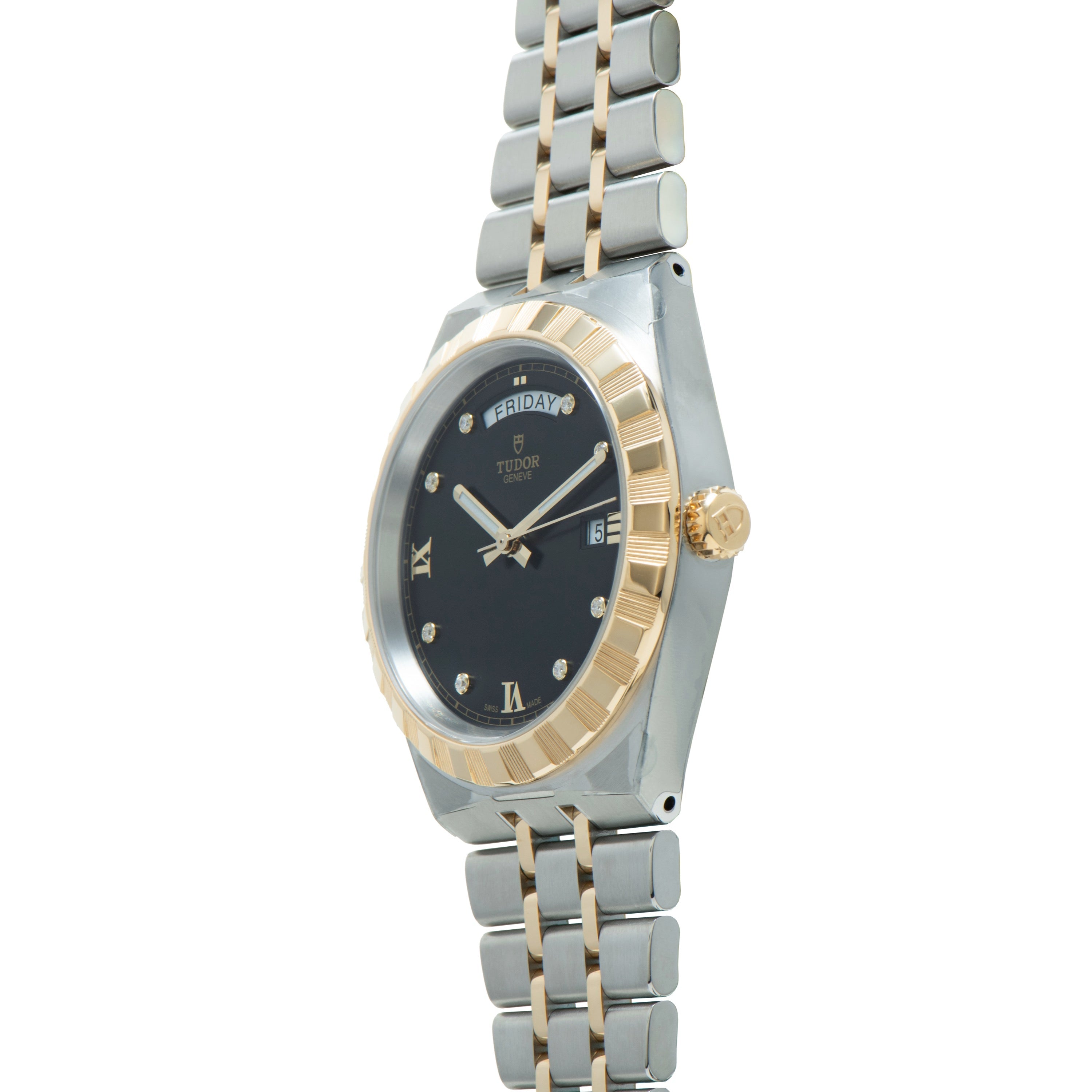 Royal | 40.5mm, Steel, Black Dial