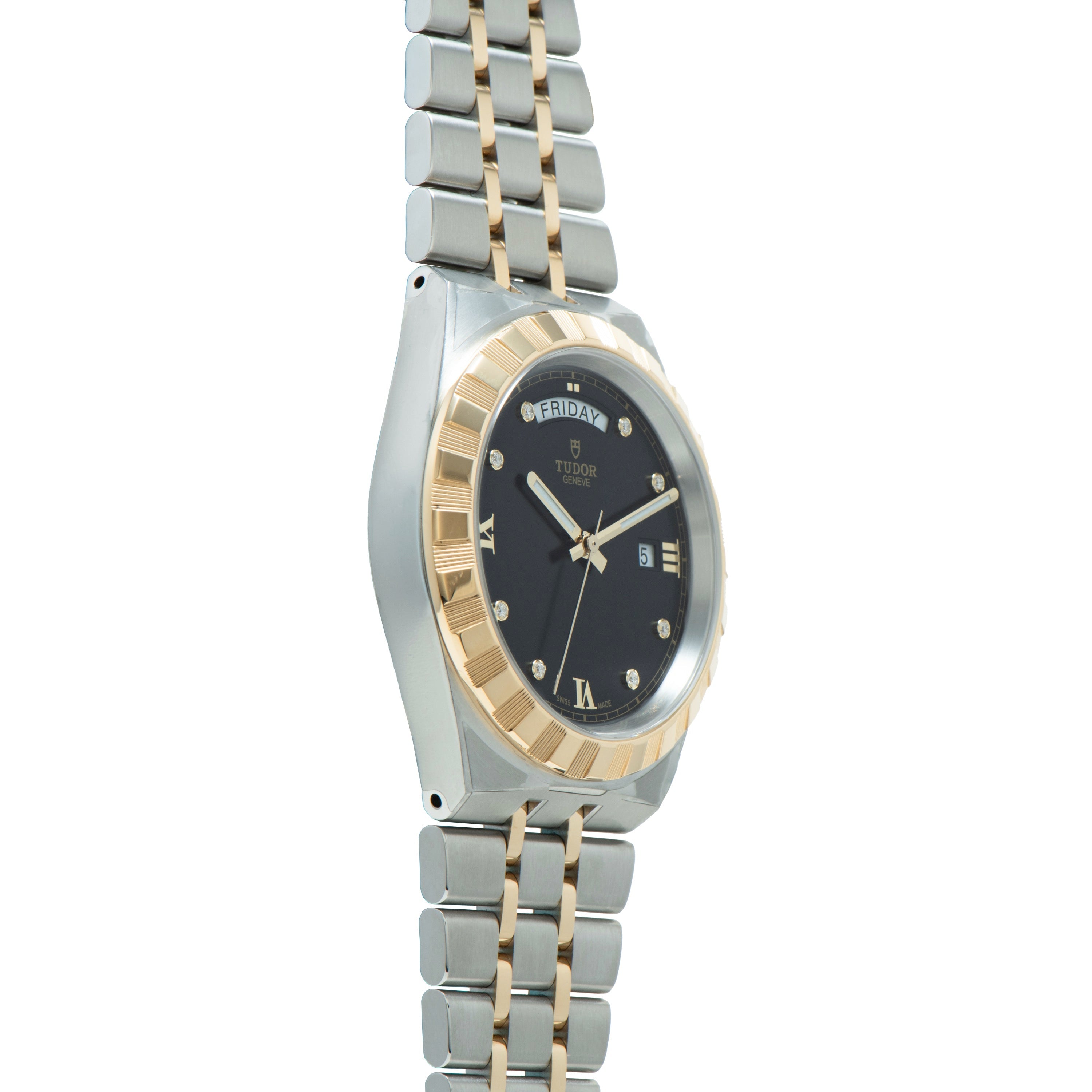 Royal | 40.5mm, Steel, Black Dial