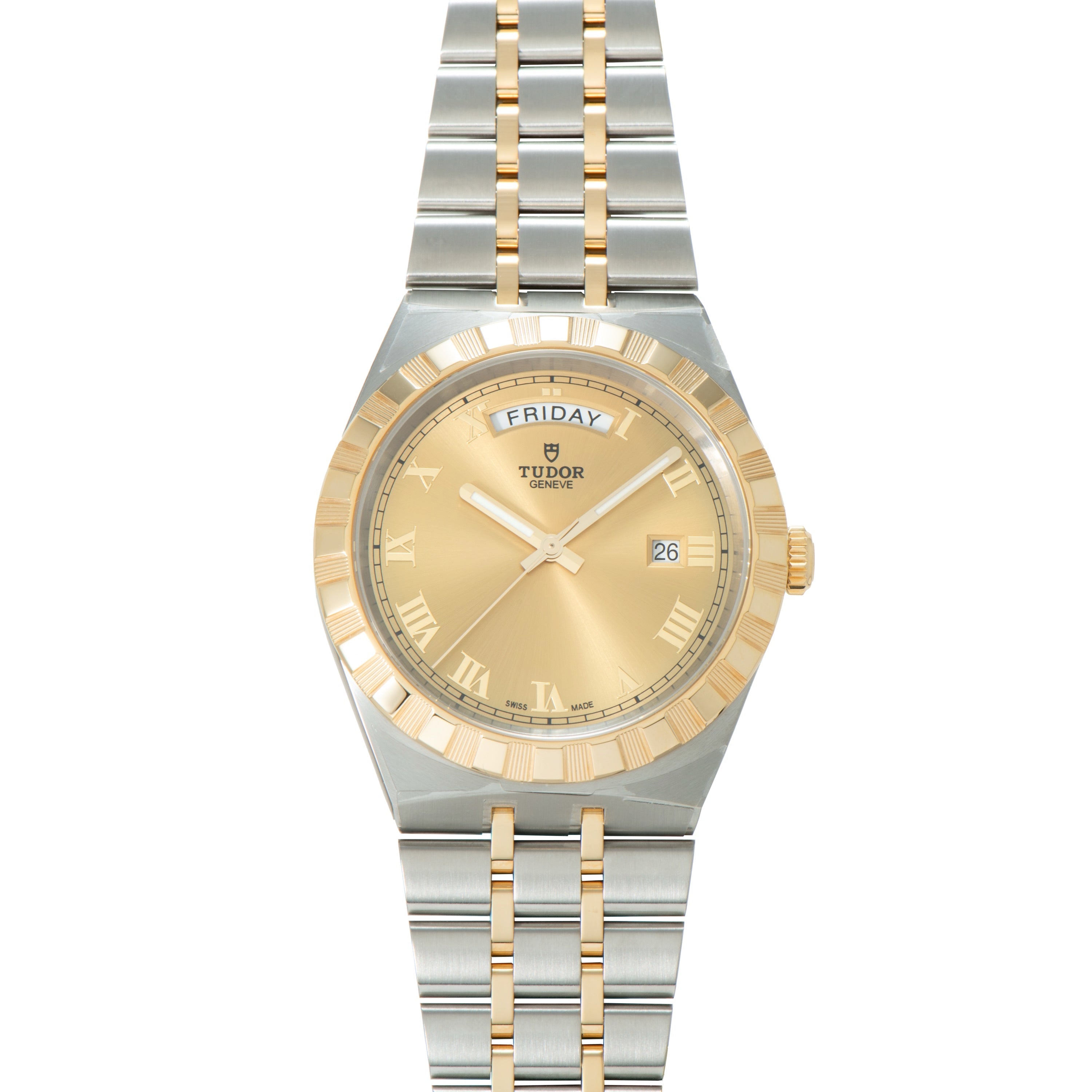 Royal | 39.5mm, Steel & Gold, Blue Dial