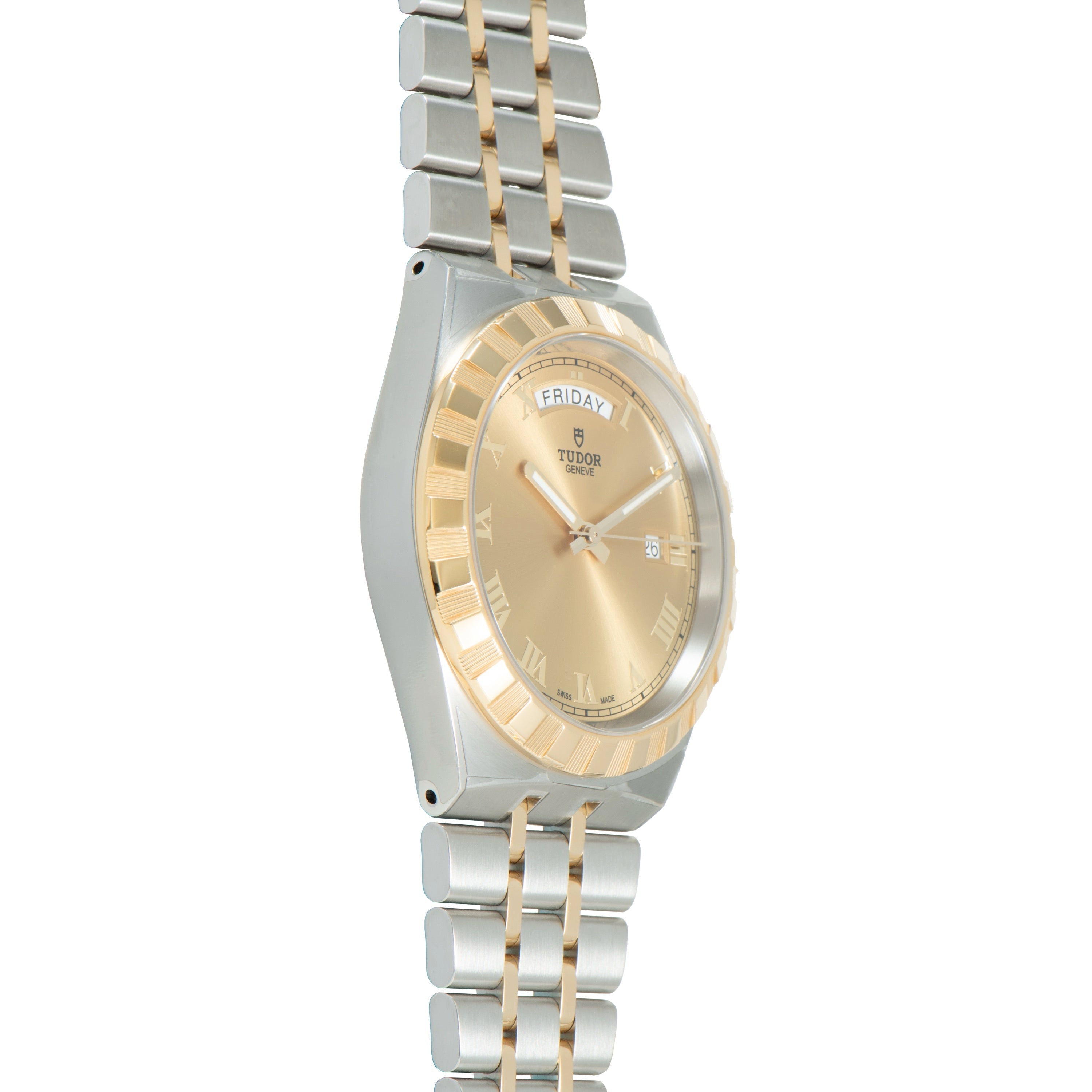 Royal | 39.5mm, Steel & Gold, Blue Dial