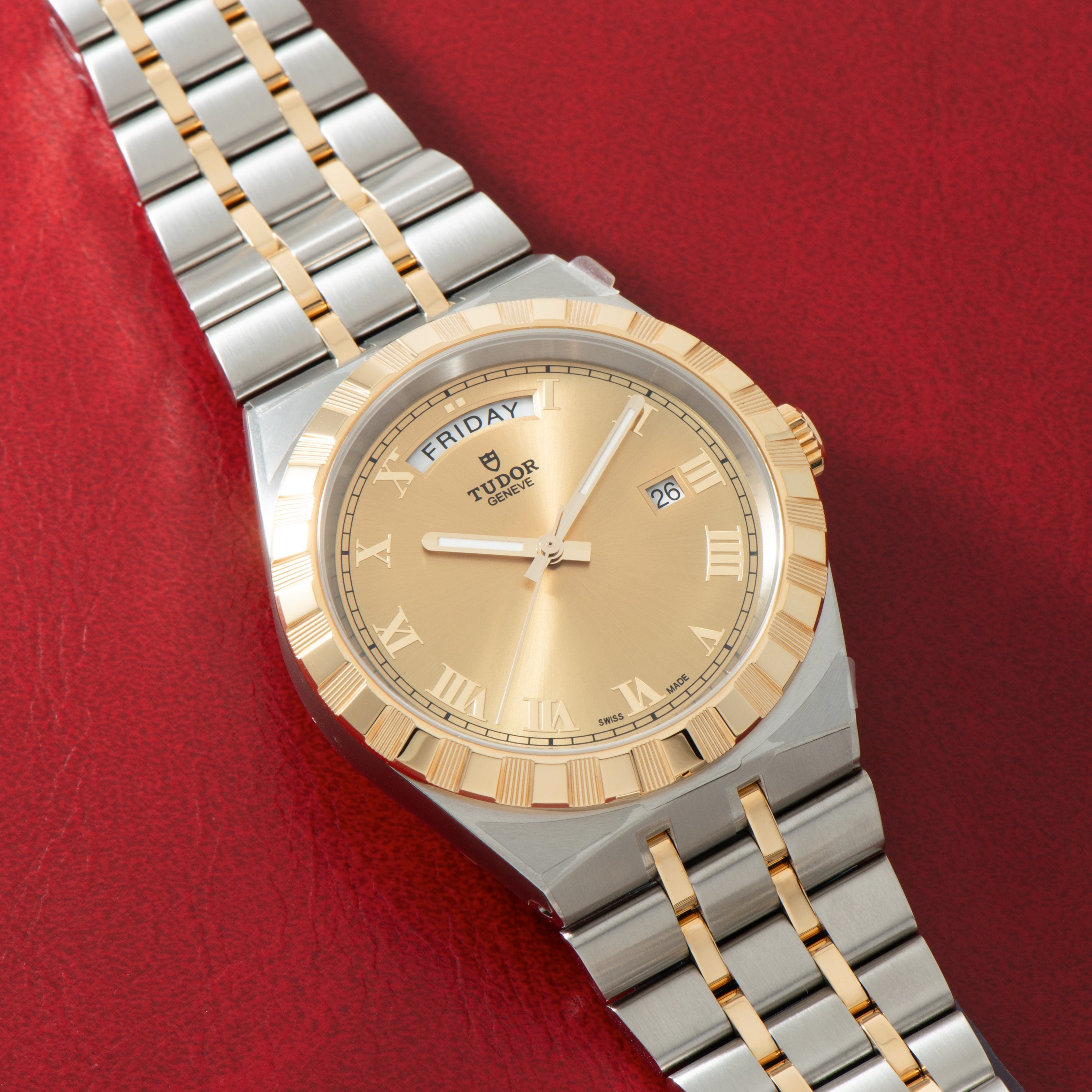 Royal | 40.5mm, Steel & Gold, Blue Dial