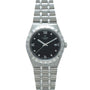 Royal | 38mm, Steel, Black Dial