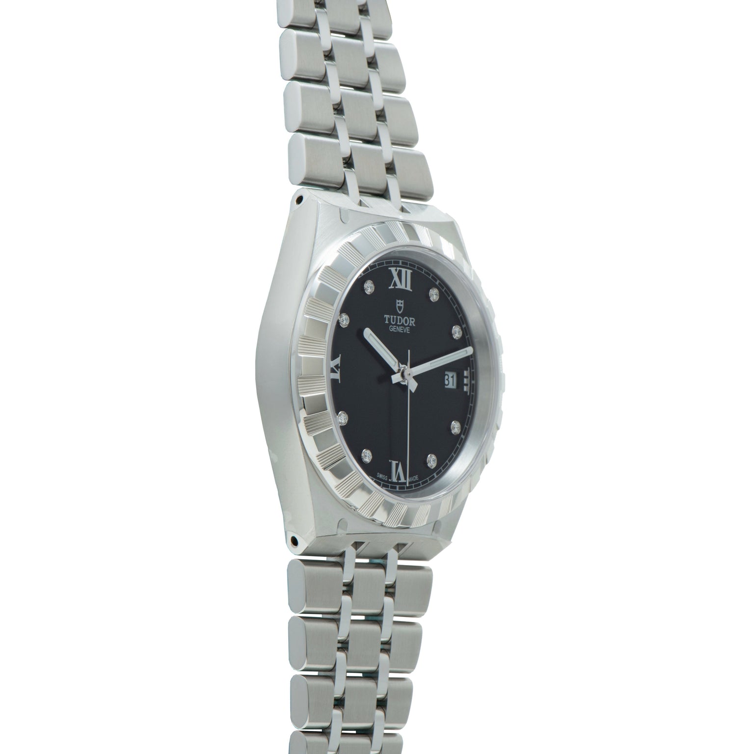 Royal | 38mm, Steel, Black Dial