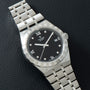 Royal | 38mm, Steel, Black Dial
